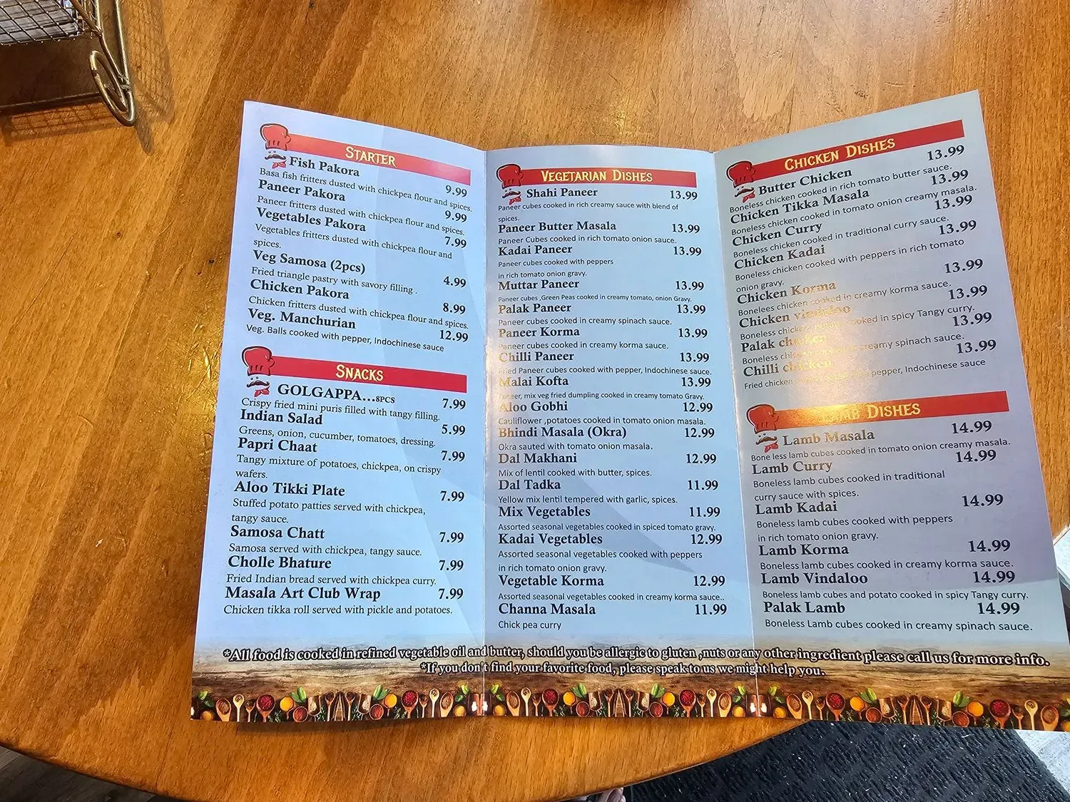 Menu 3