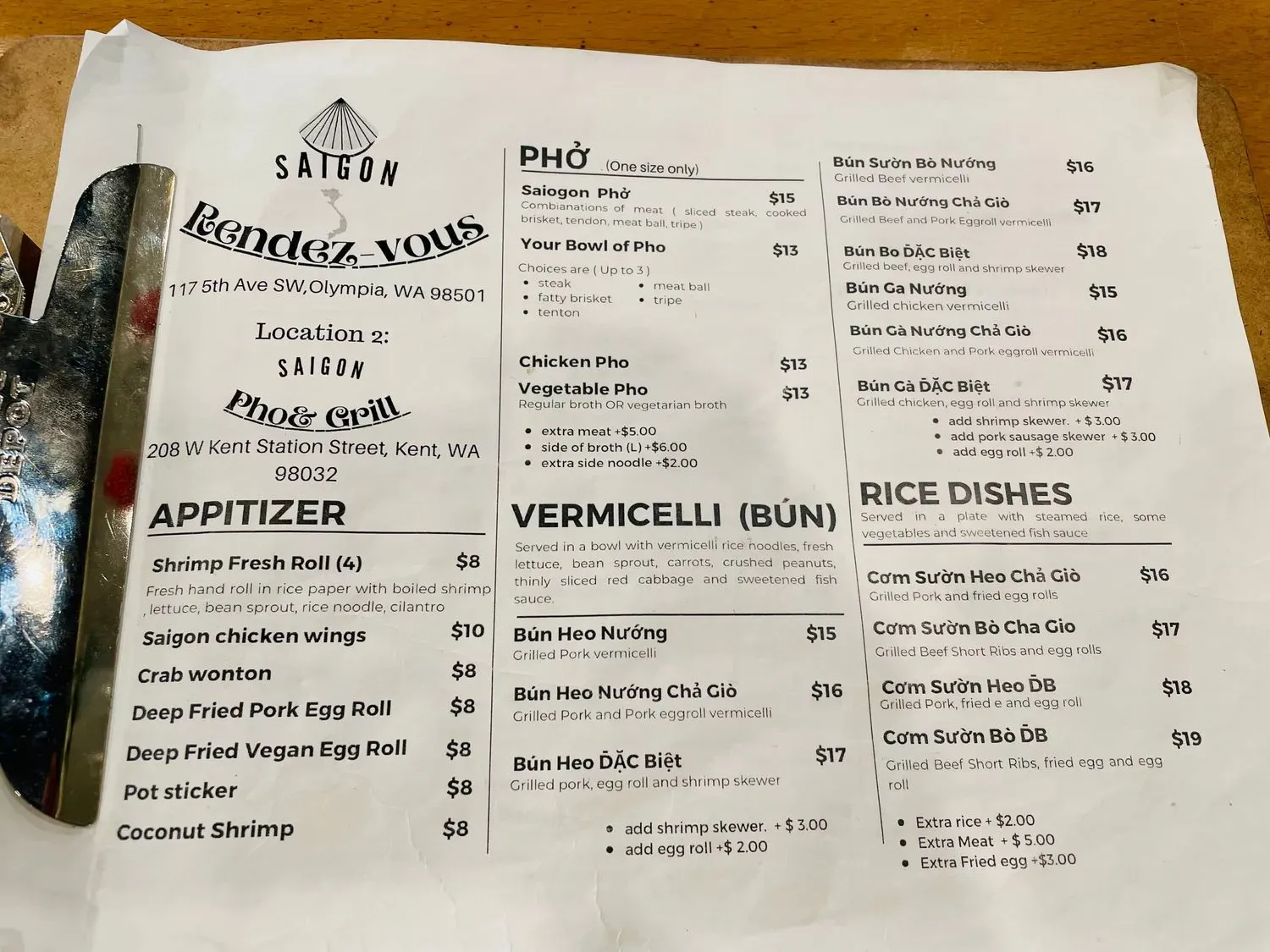 Menu 2