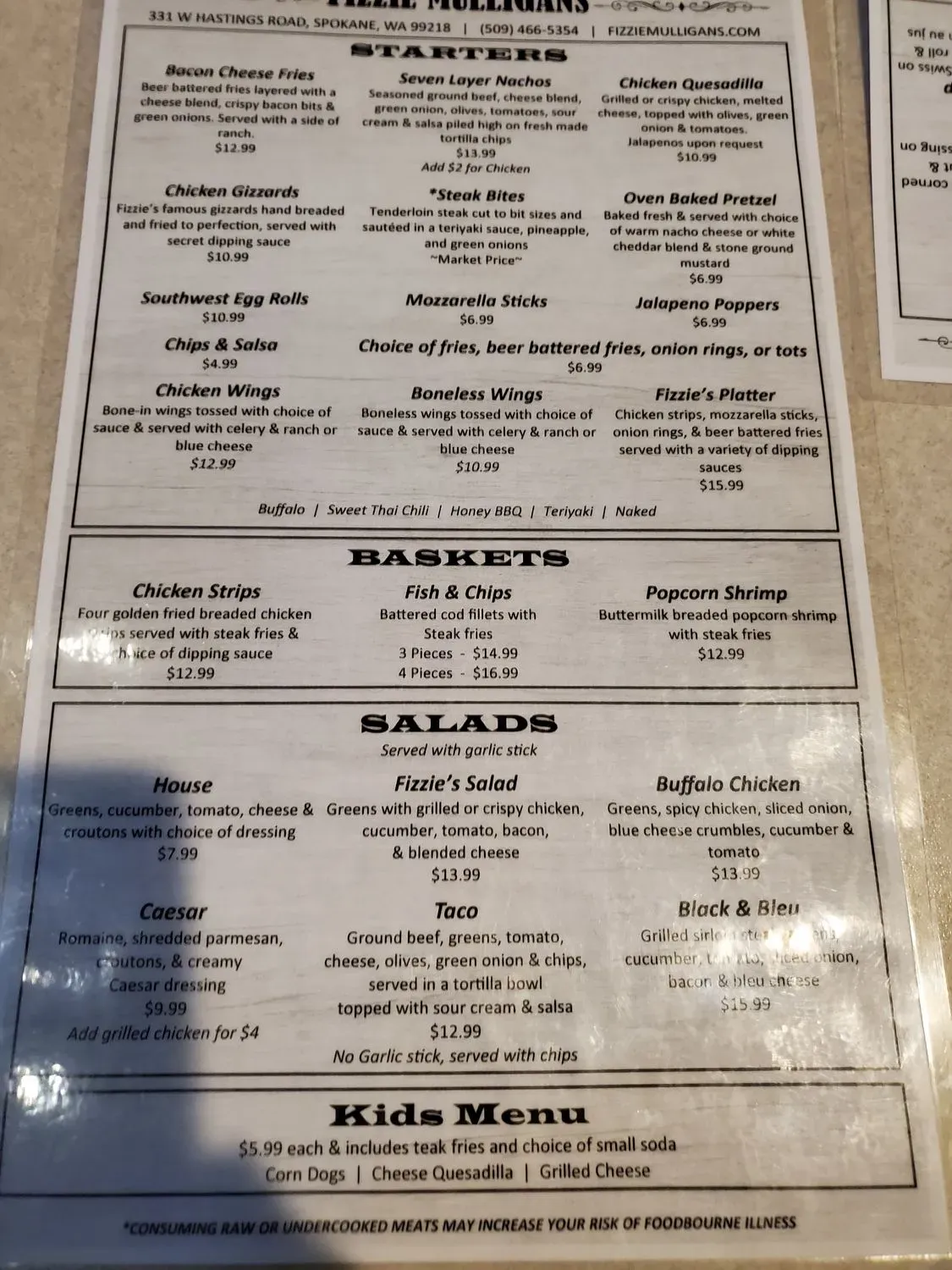 Menu 5