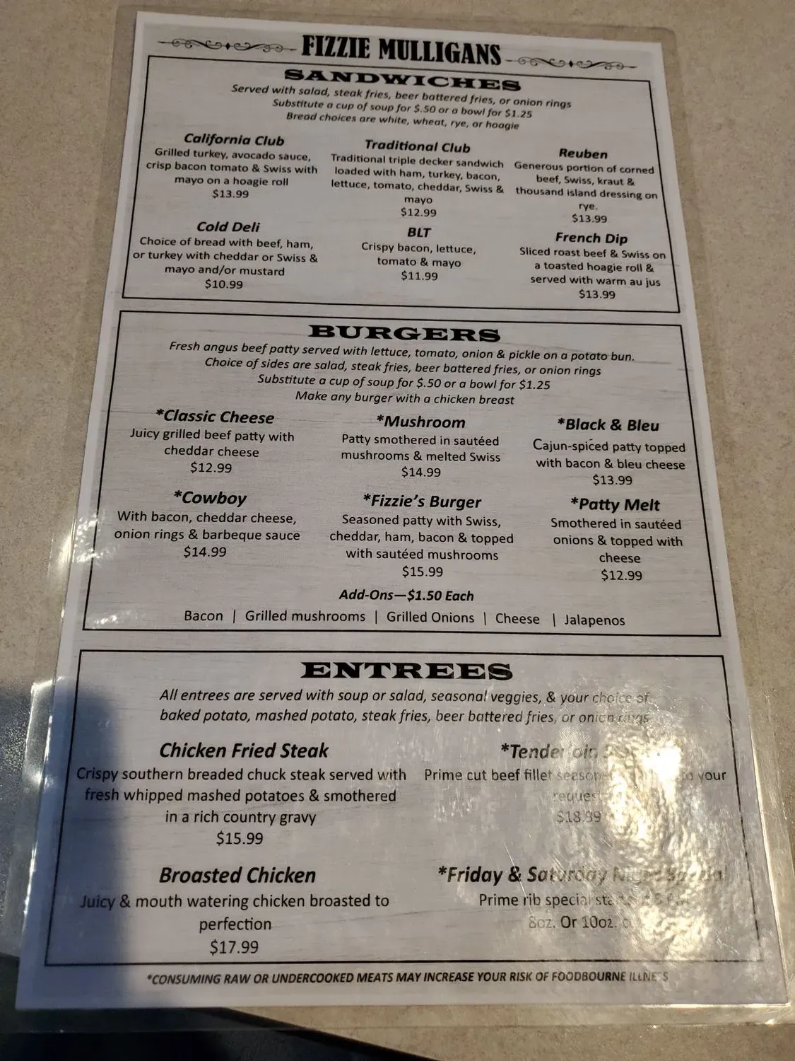 Menu 3