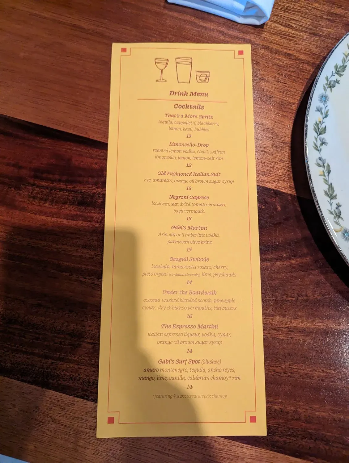 Menu 4