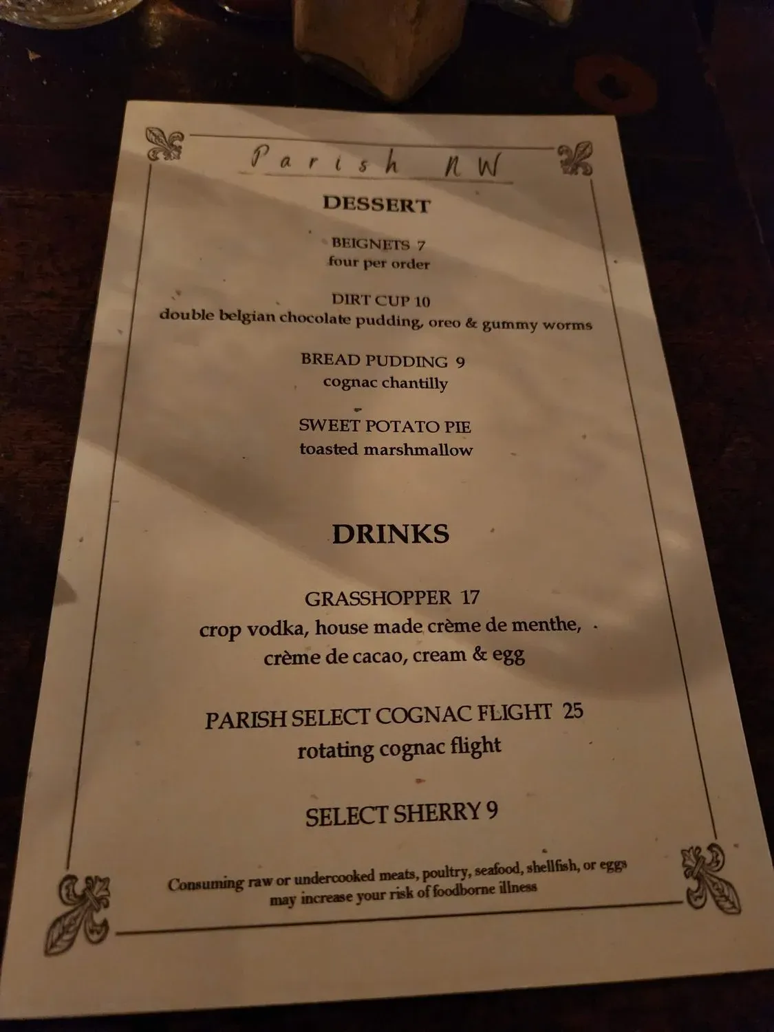 Menu 4