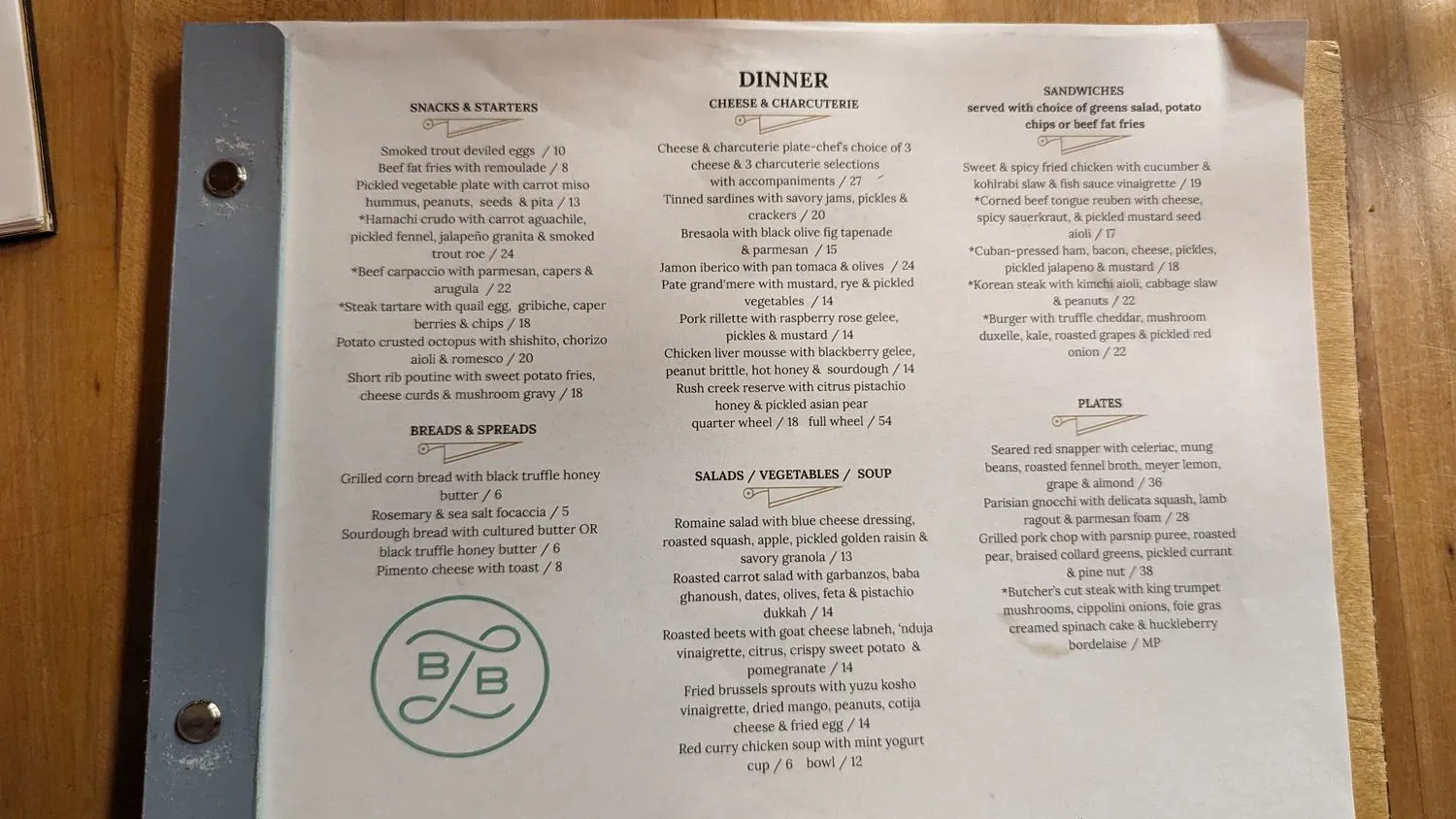 Menu 3