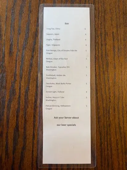 Menu 4