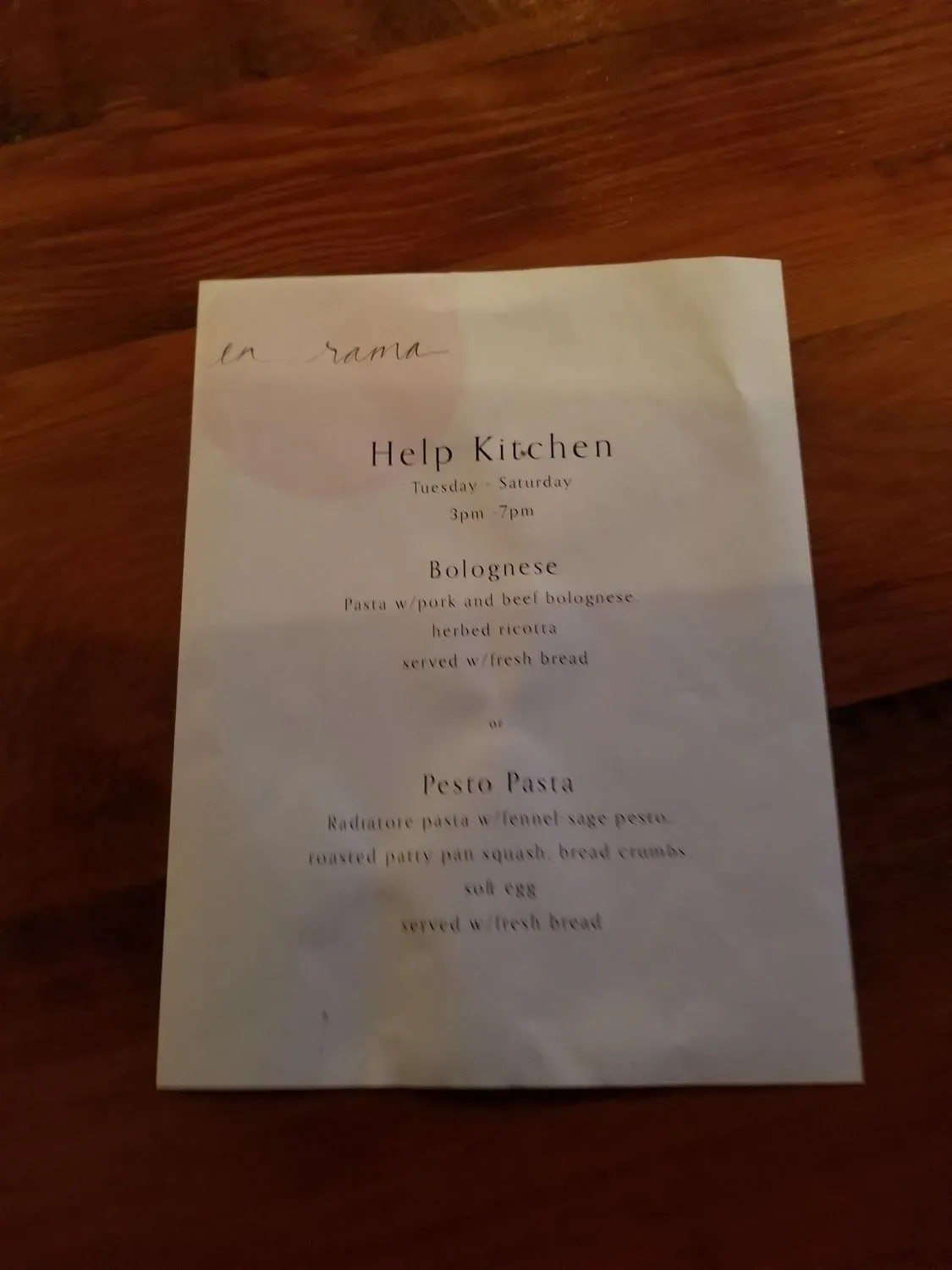 Menu 4