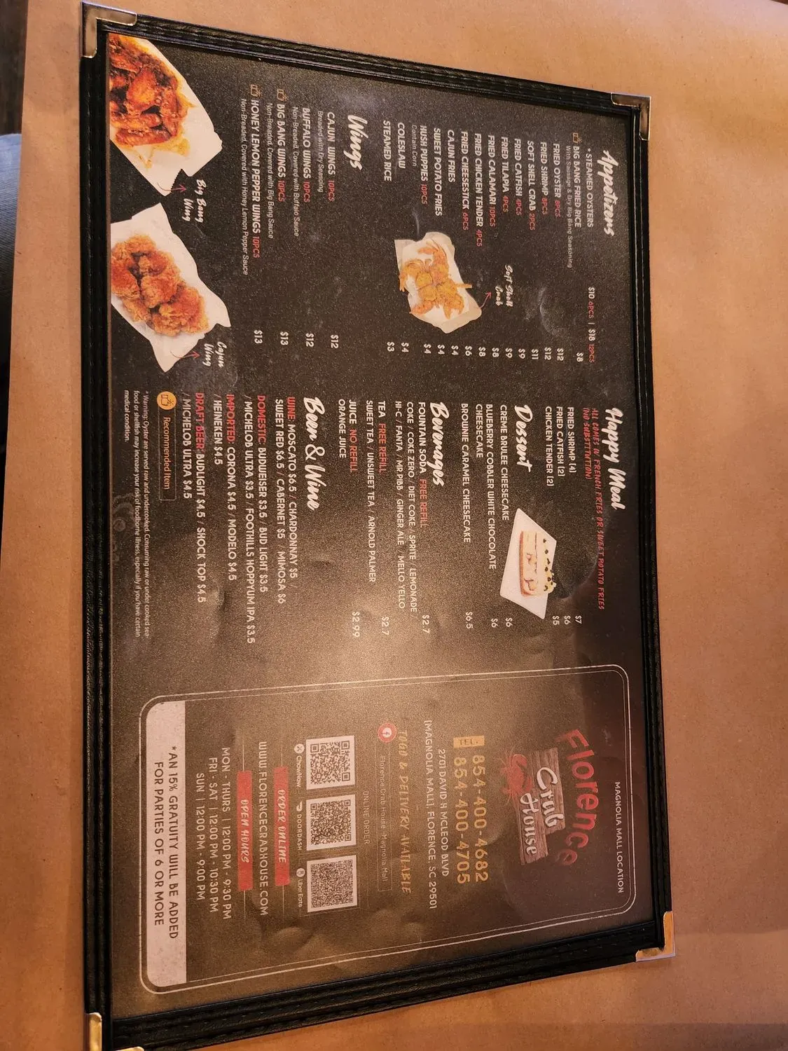 Menu 5