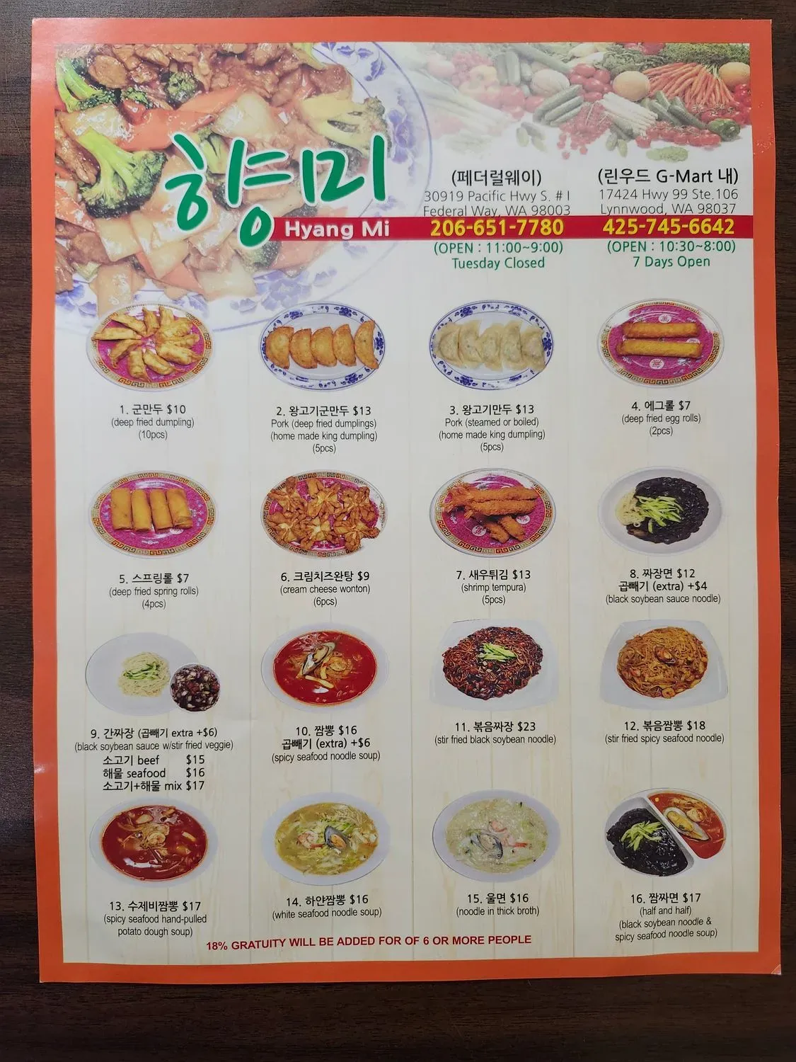 Menu 2