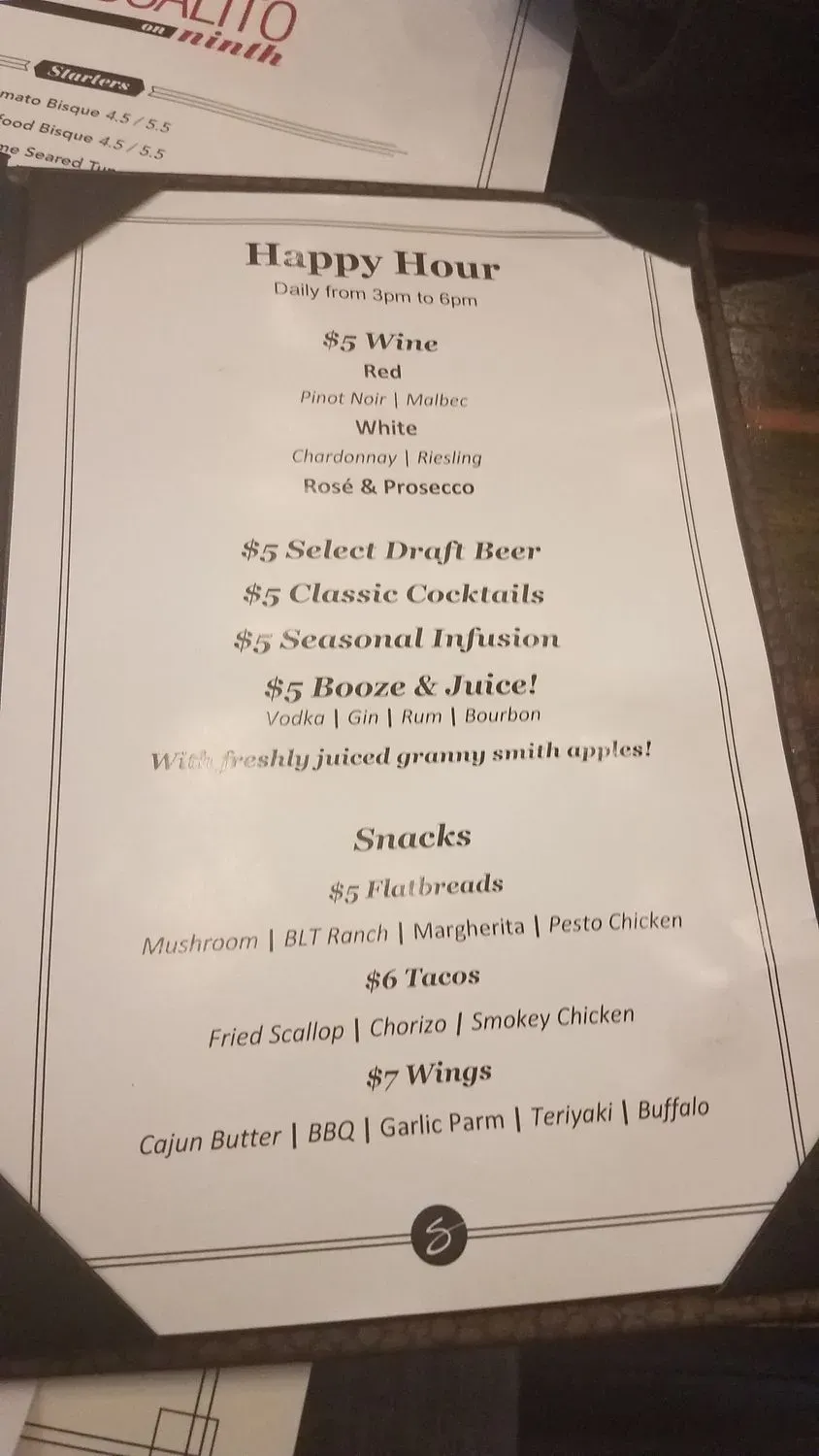 Menu 6