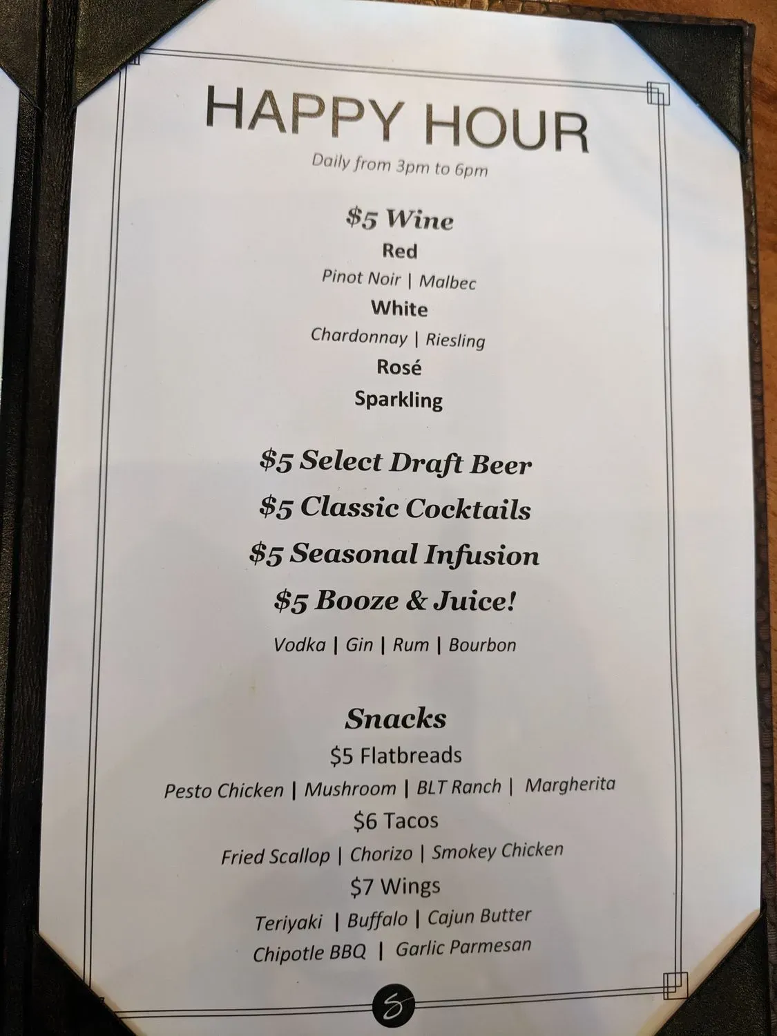 Menu 5