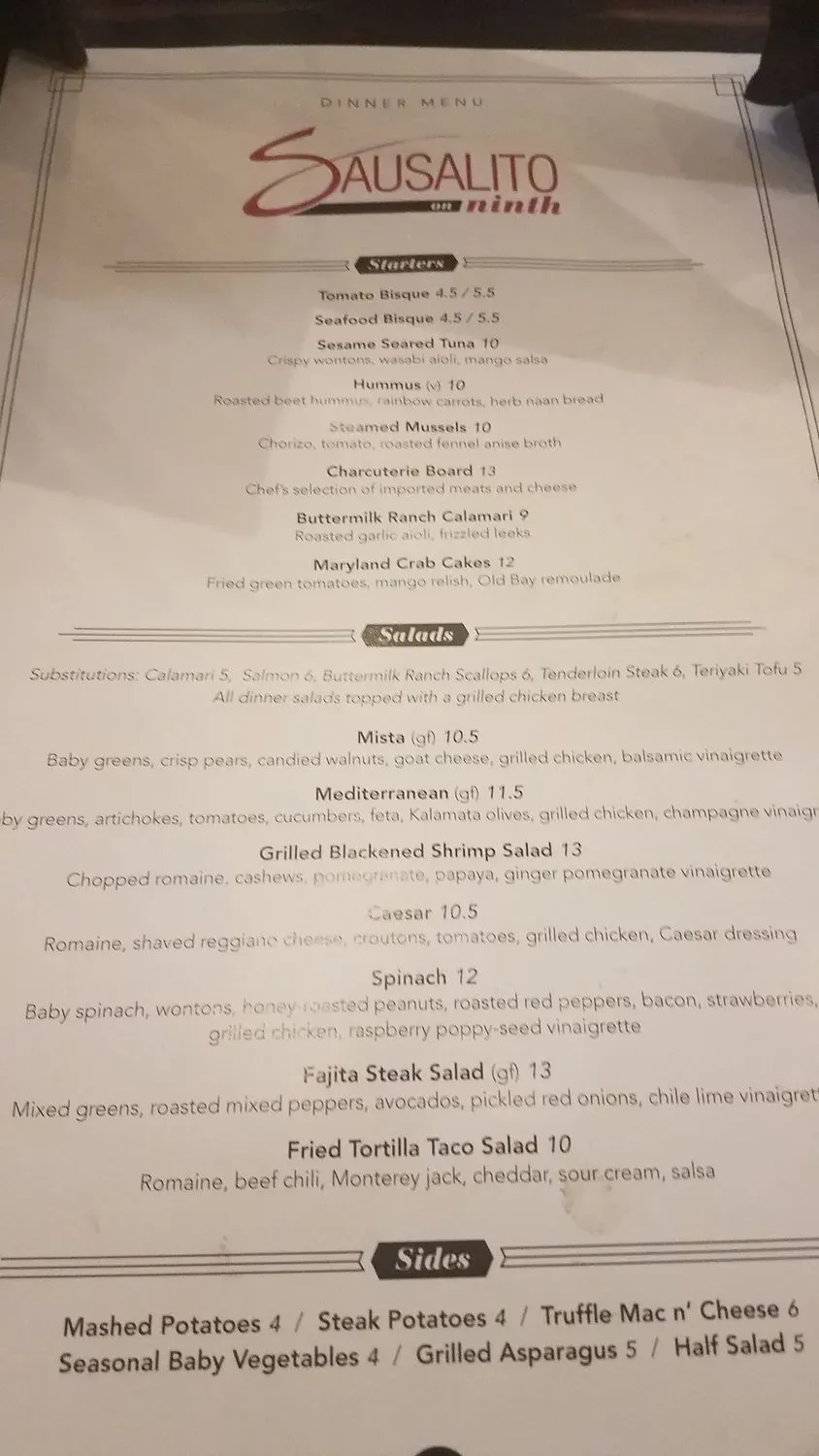 Menu 3