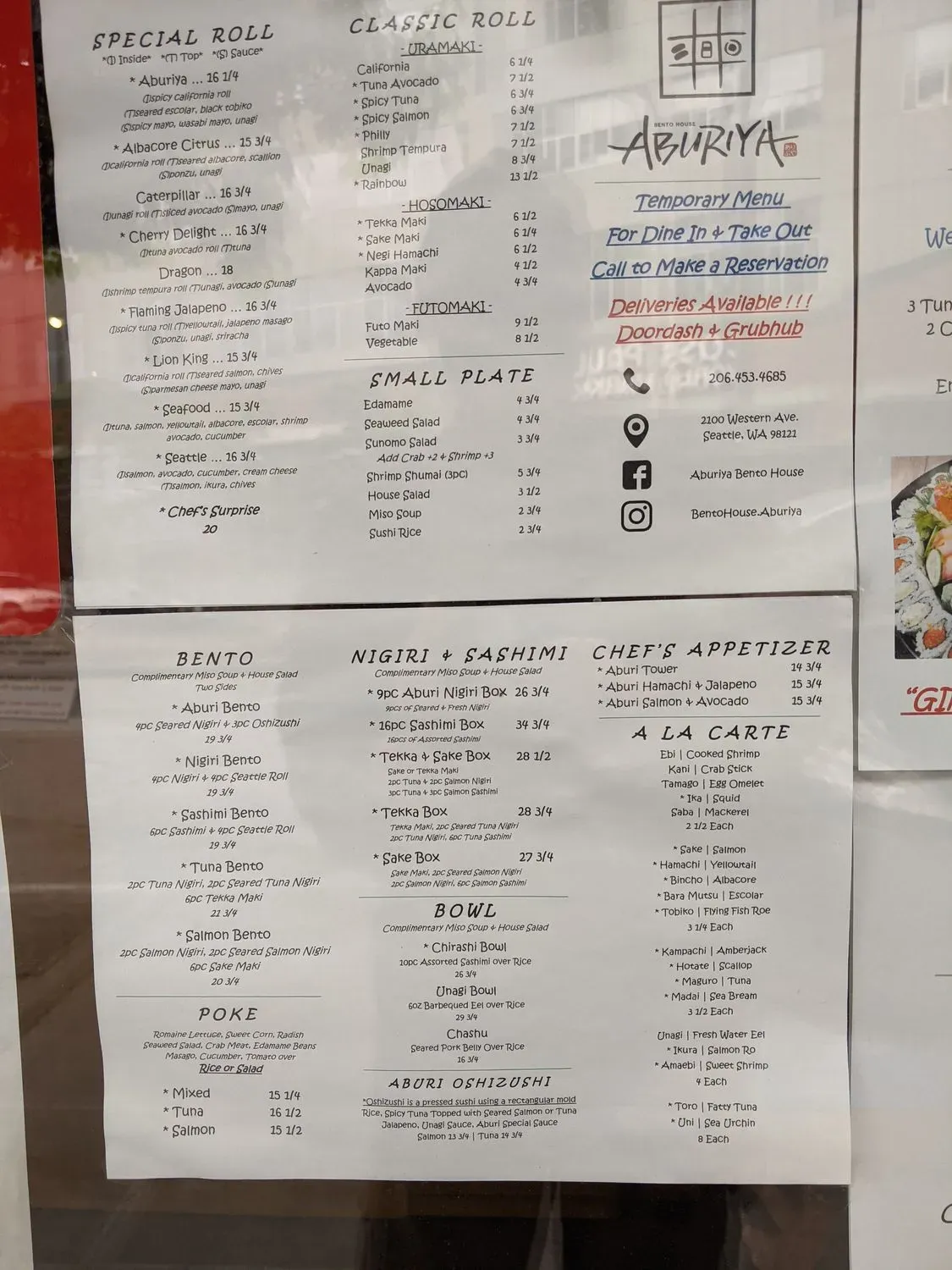 Menu 5