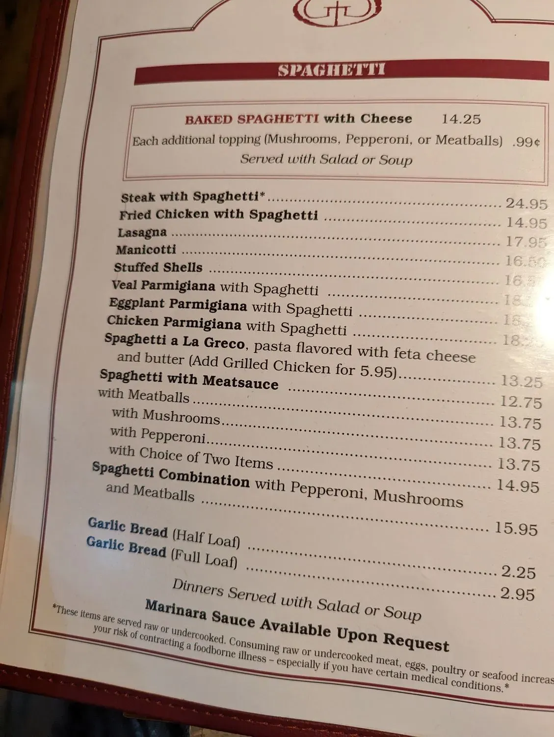 Menu 2