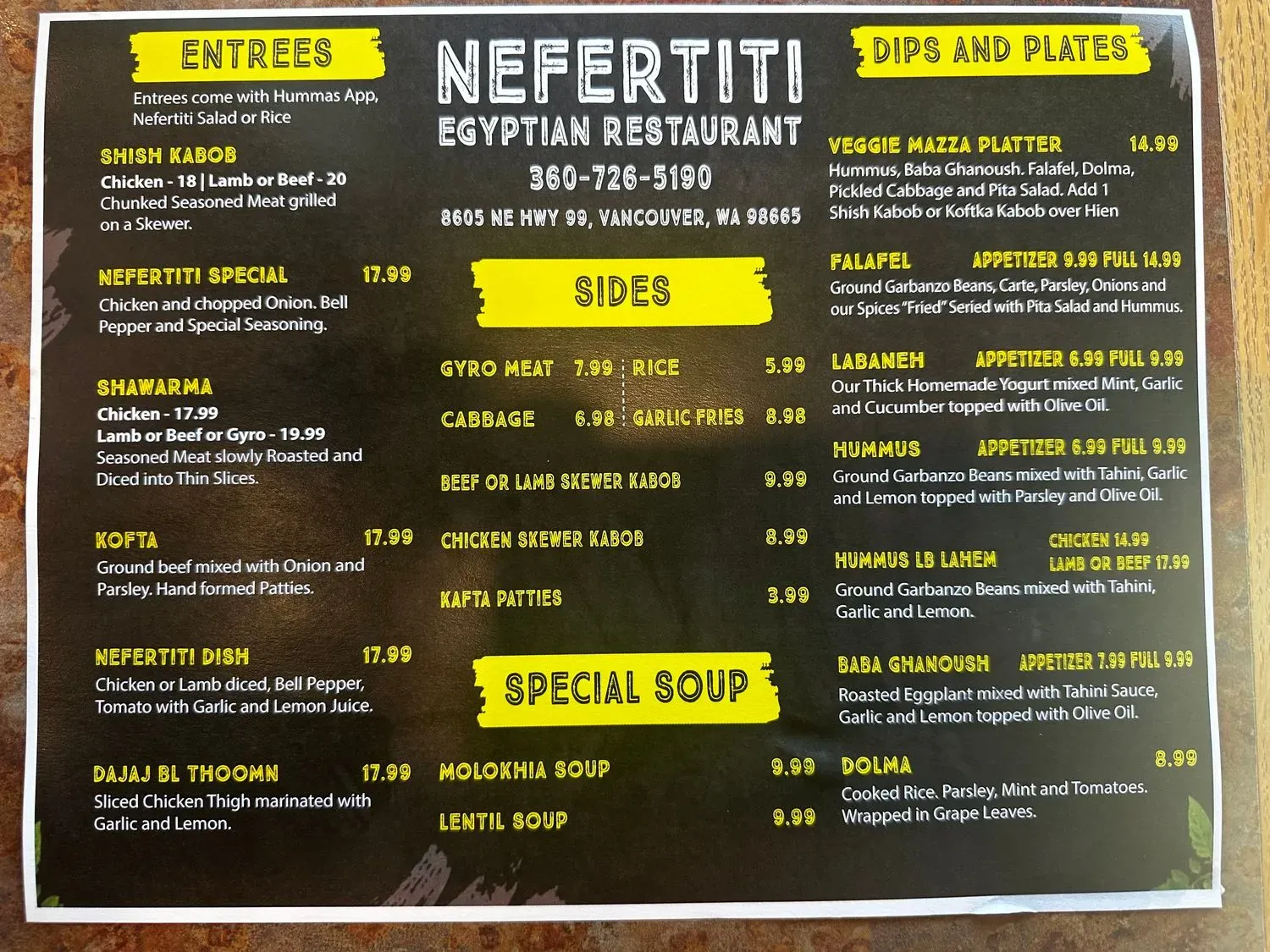 Menu 2