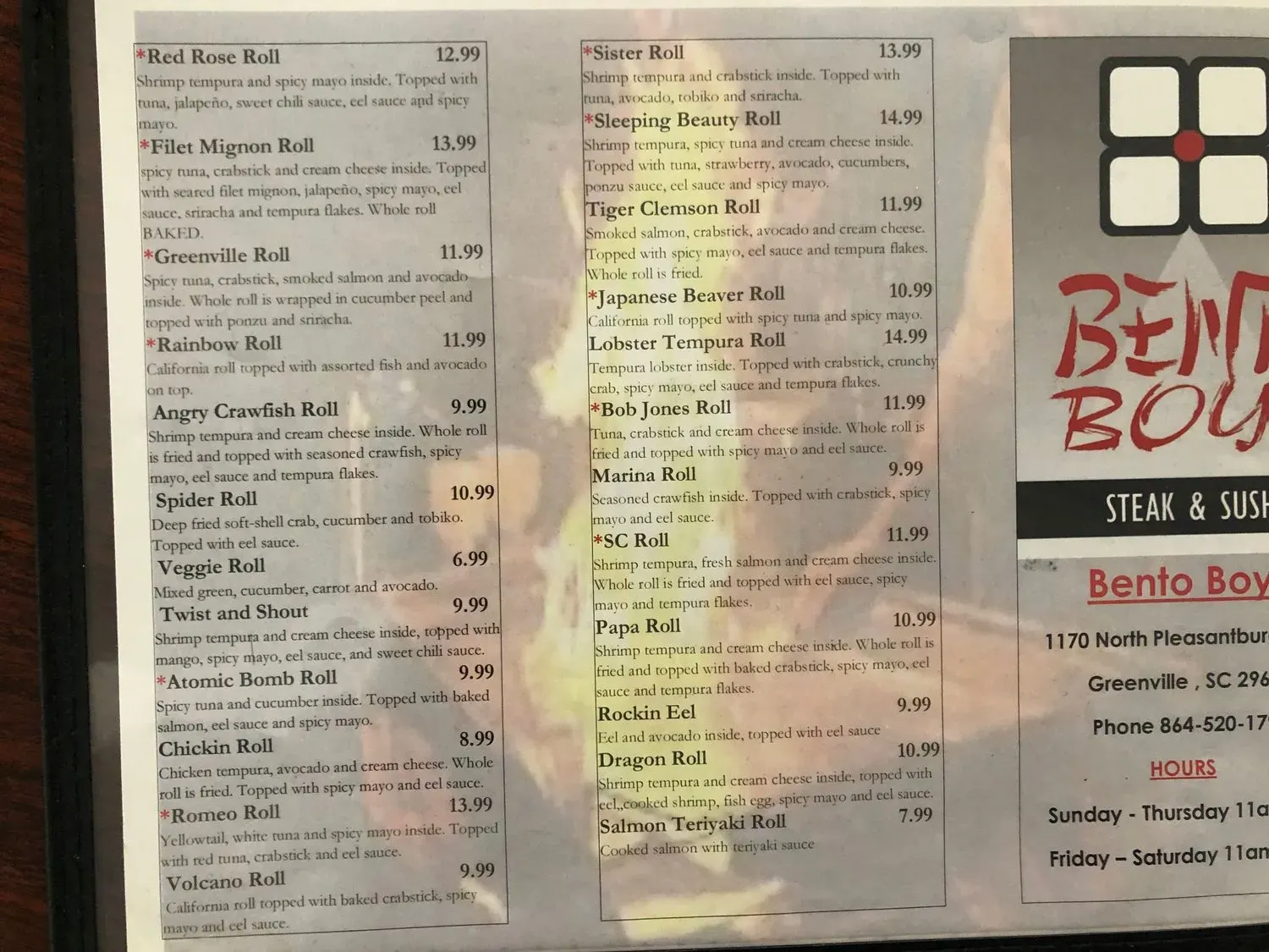 Menu 4