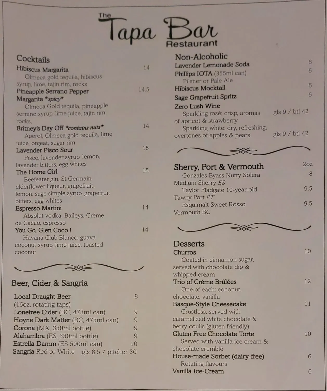 Menu 2