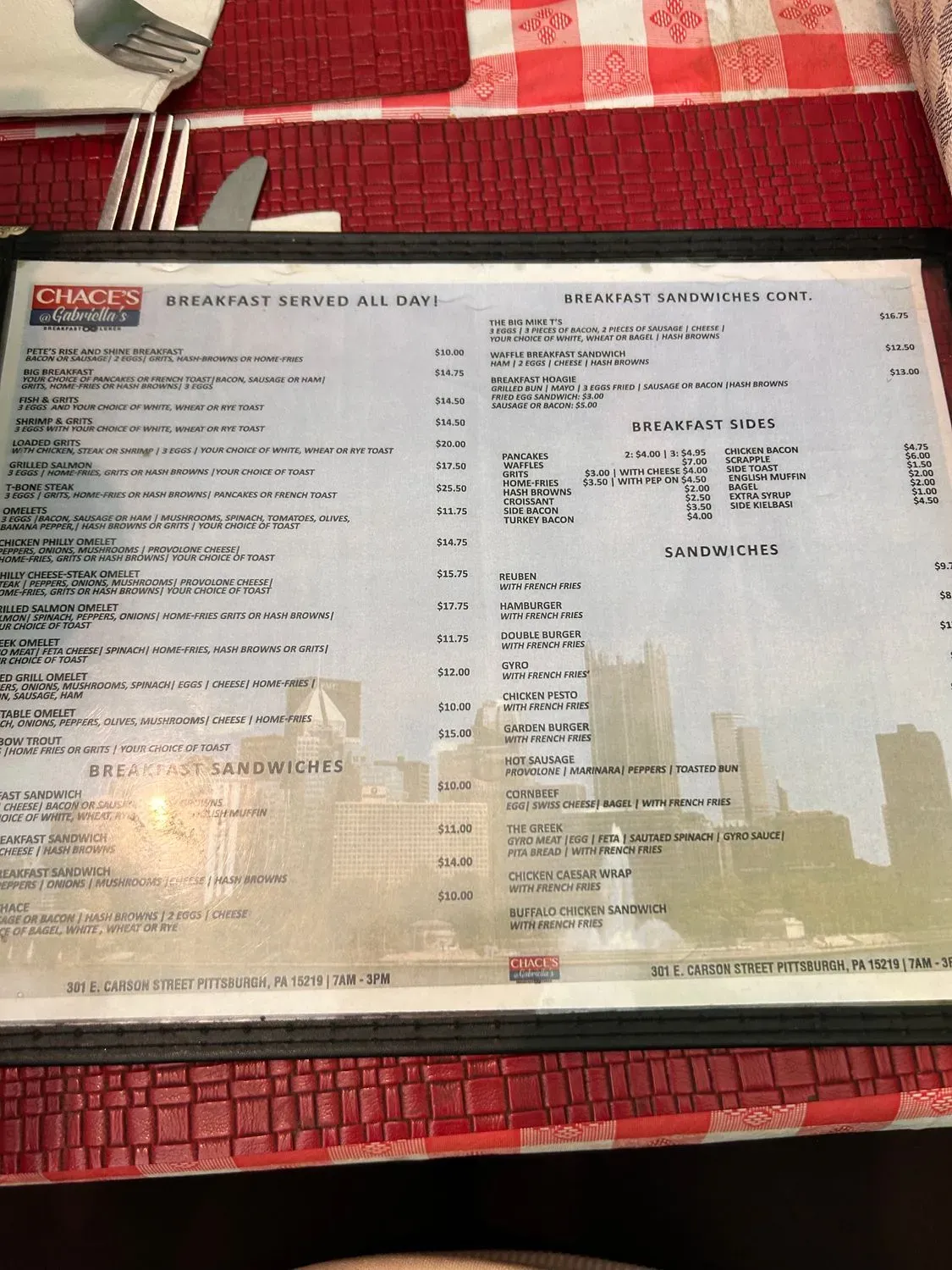 Menu 5