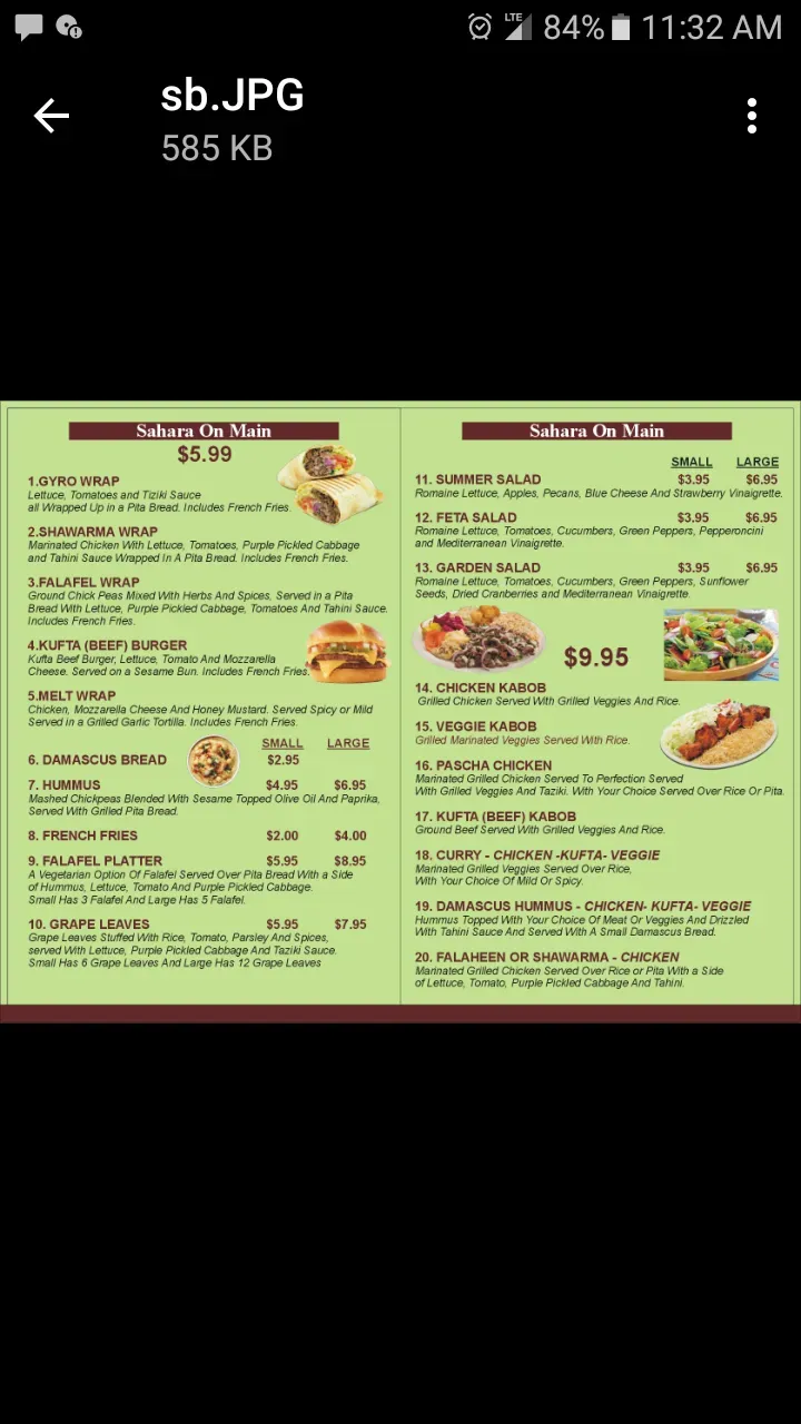 Menu 6