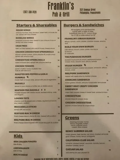 Menu 5