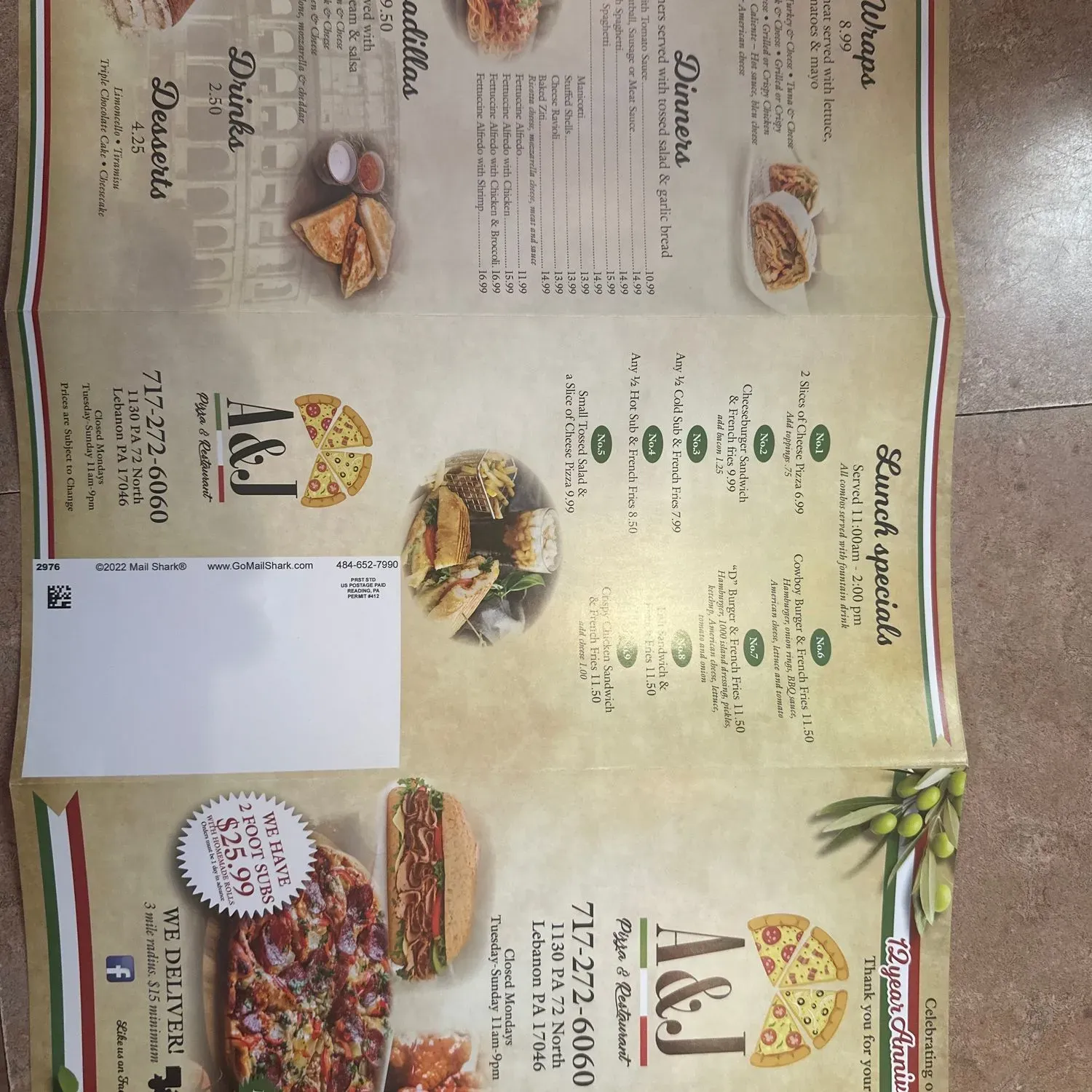 Menu 2