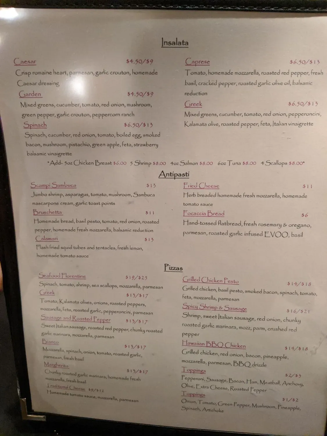 Menu 3