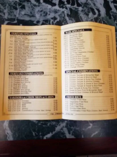 Menu 5