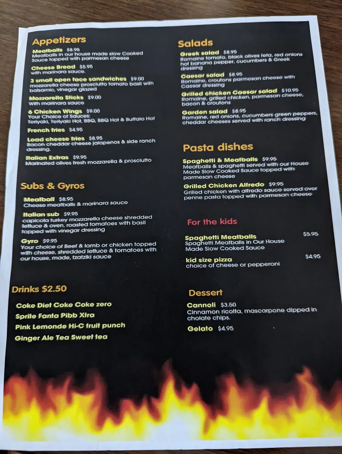 Menu 2