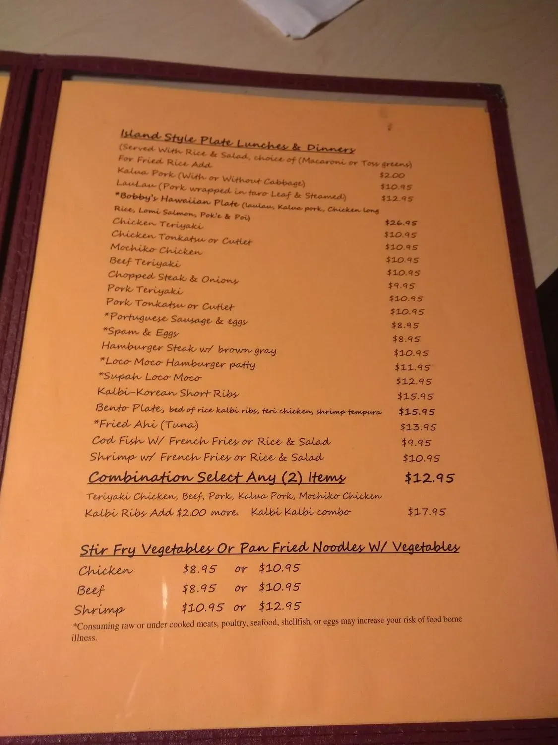 Menu 5