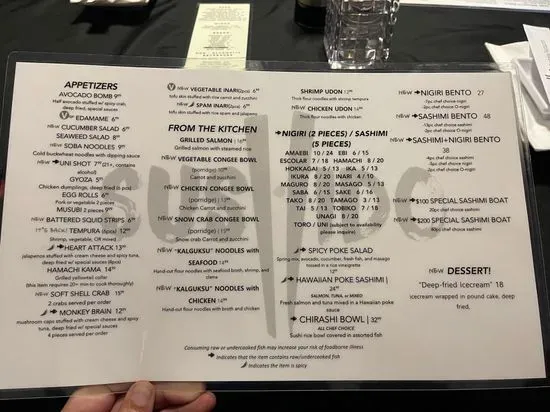 Menu 4