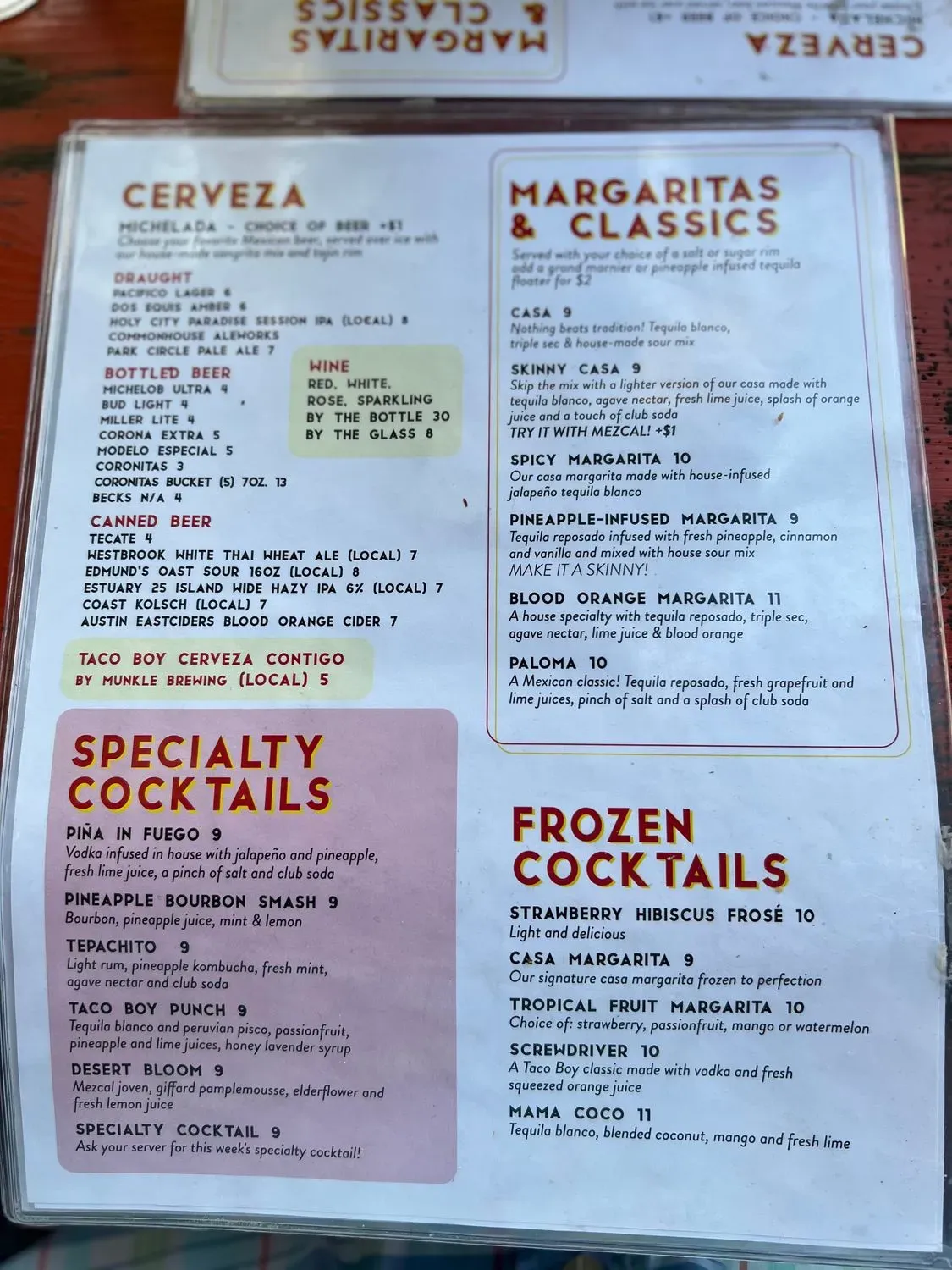 Menu 6