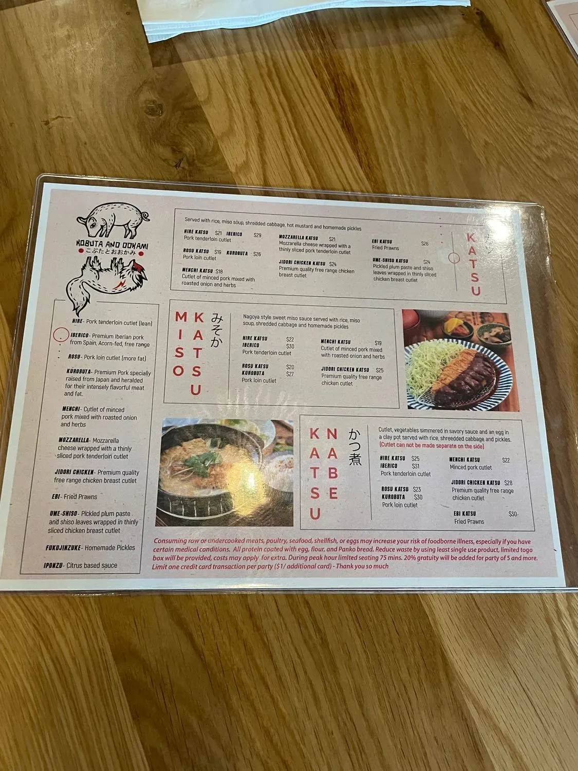 Menu 6