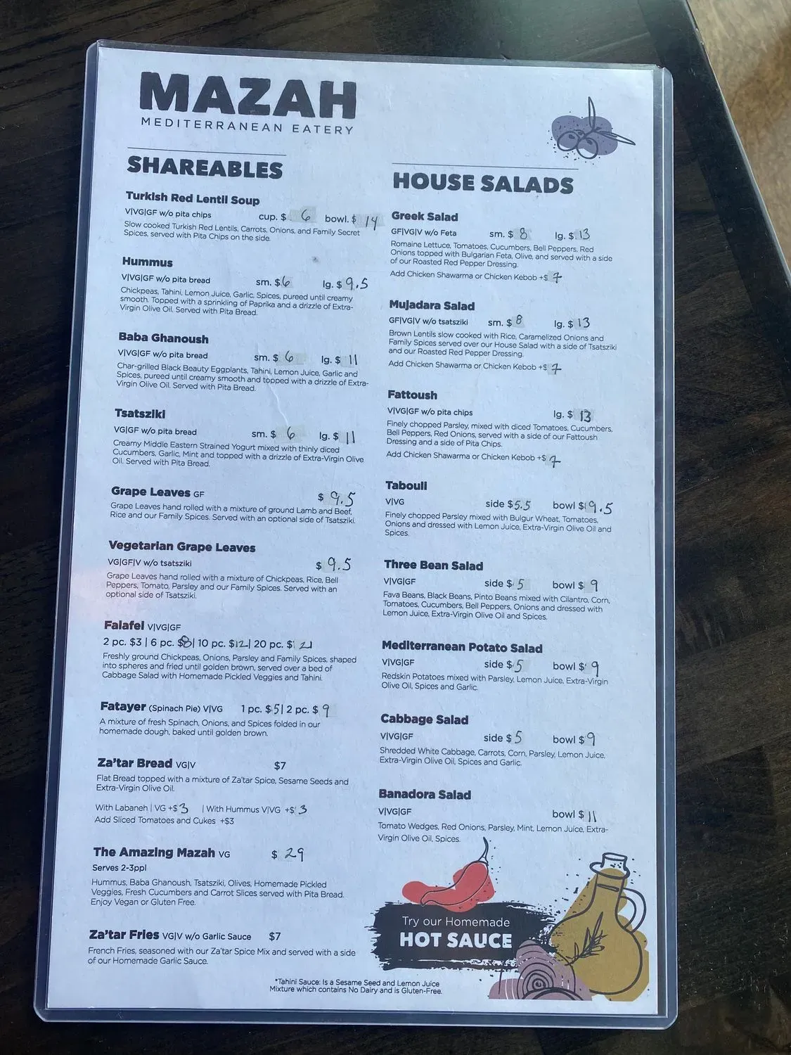 Menu 5