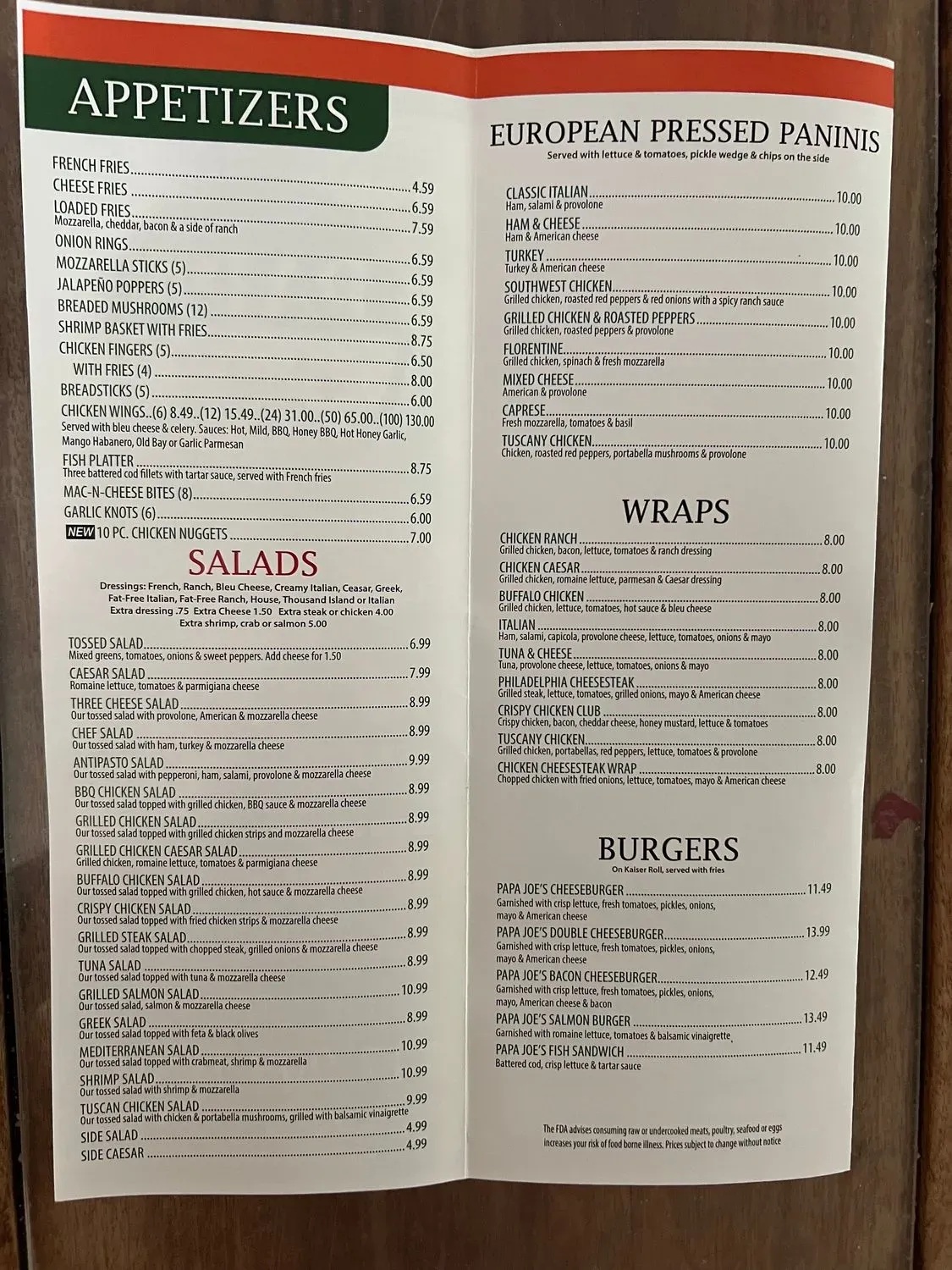 Menu 3