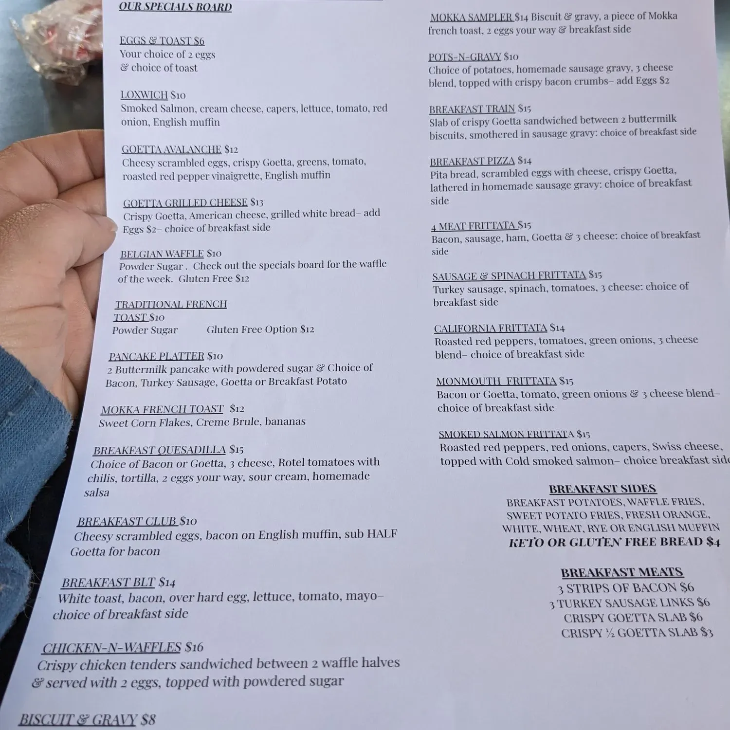 Menu 3