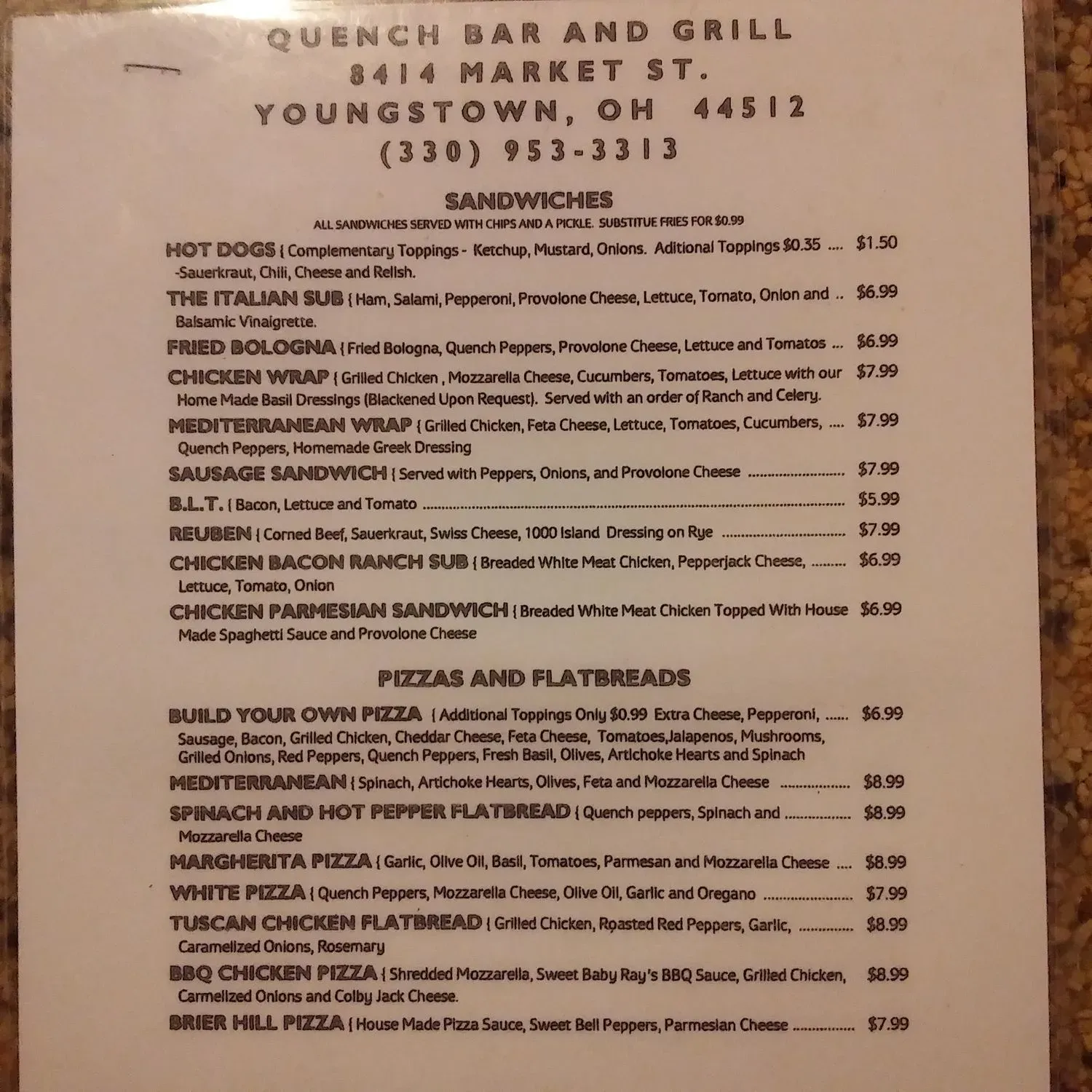 Menu 4