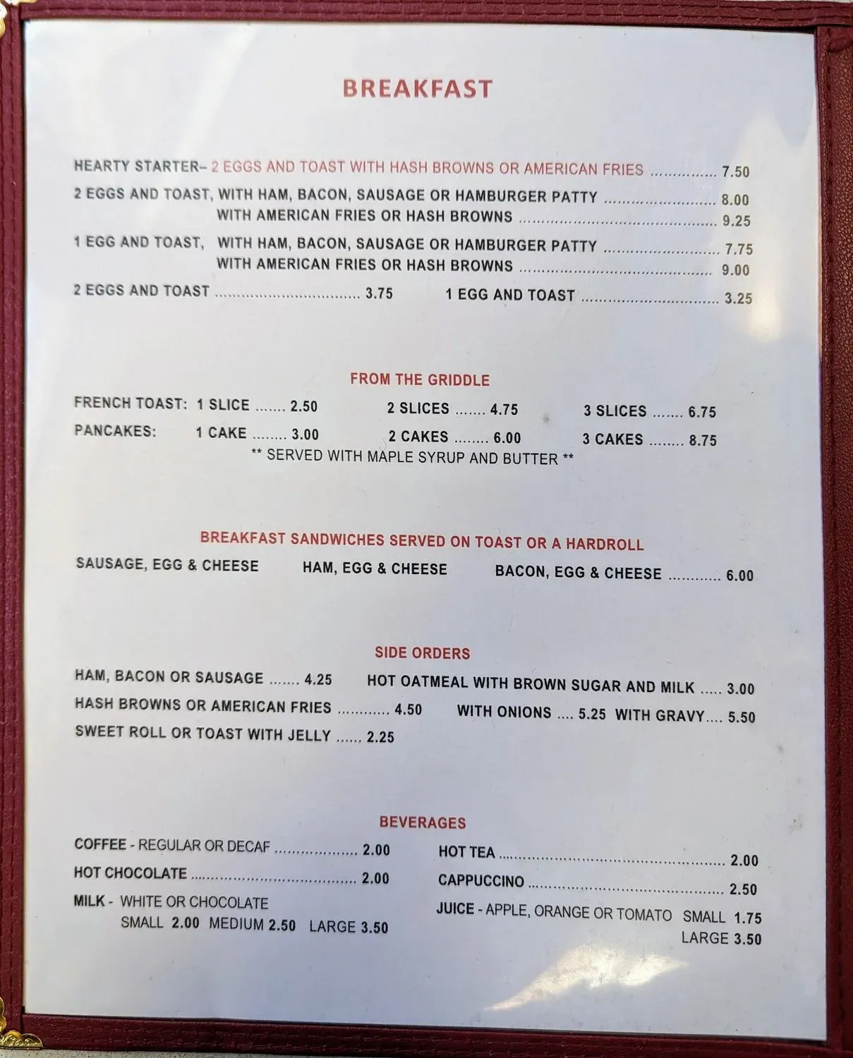 Menu 3