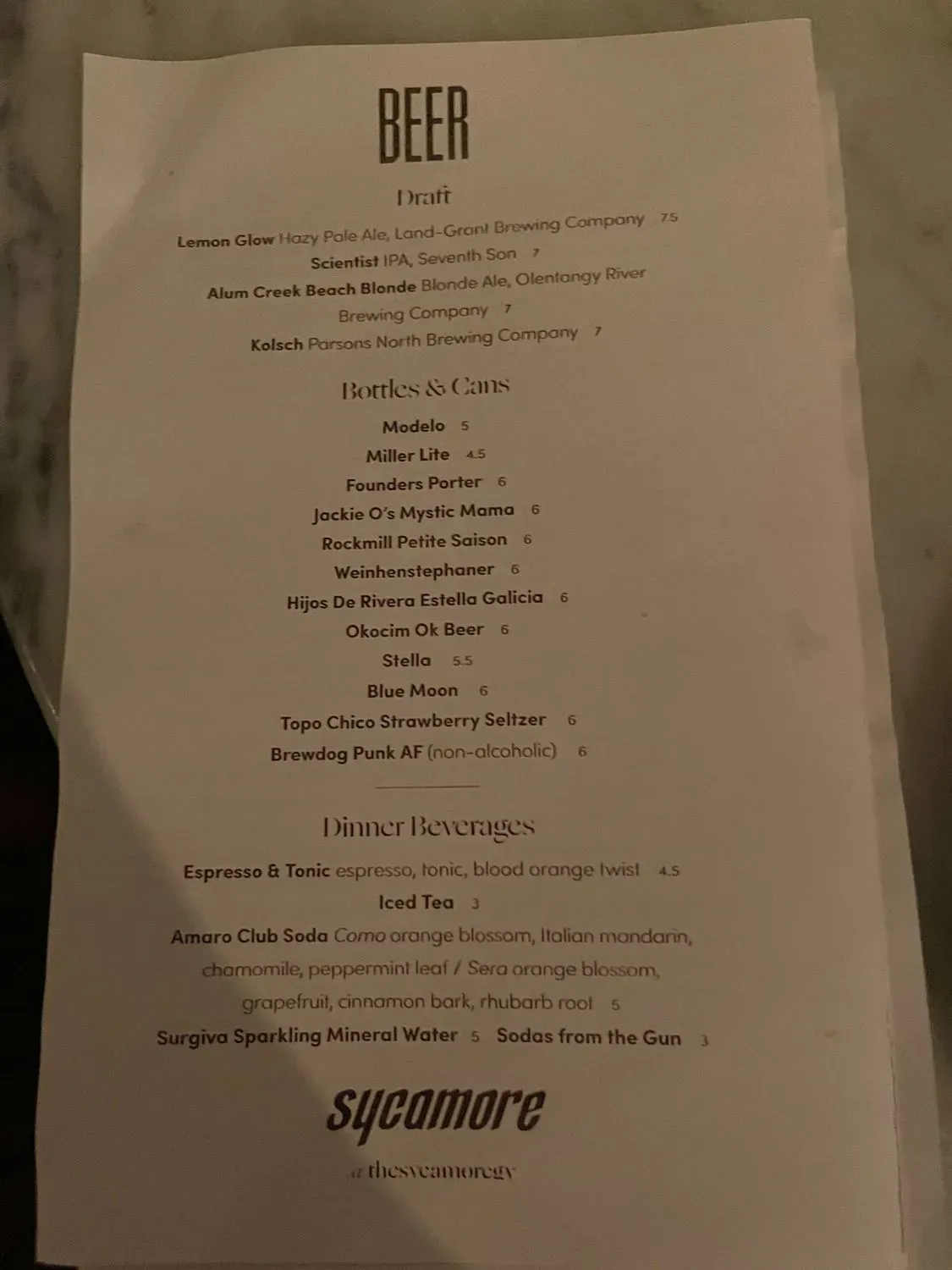 Menu 4