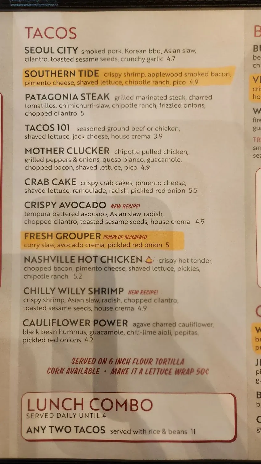 Menu 6