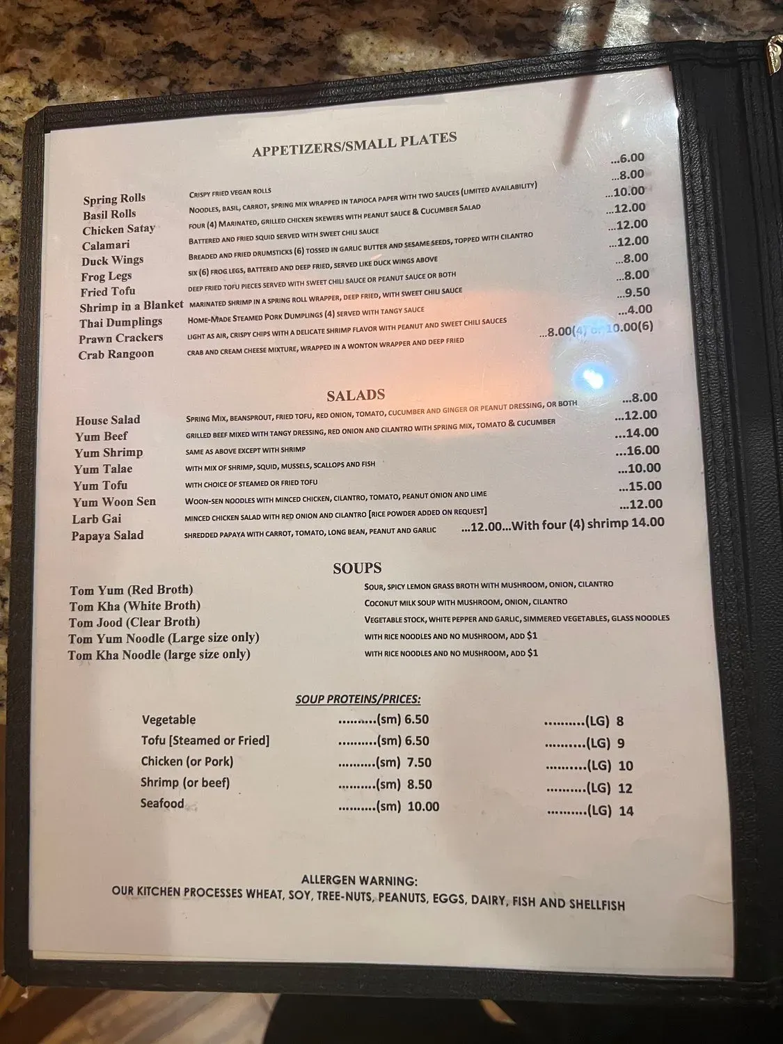 Menu 6