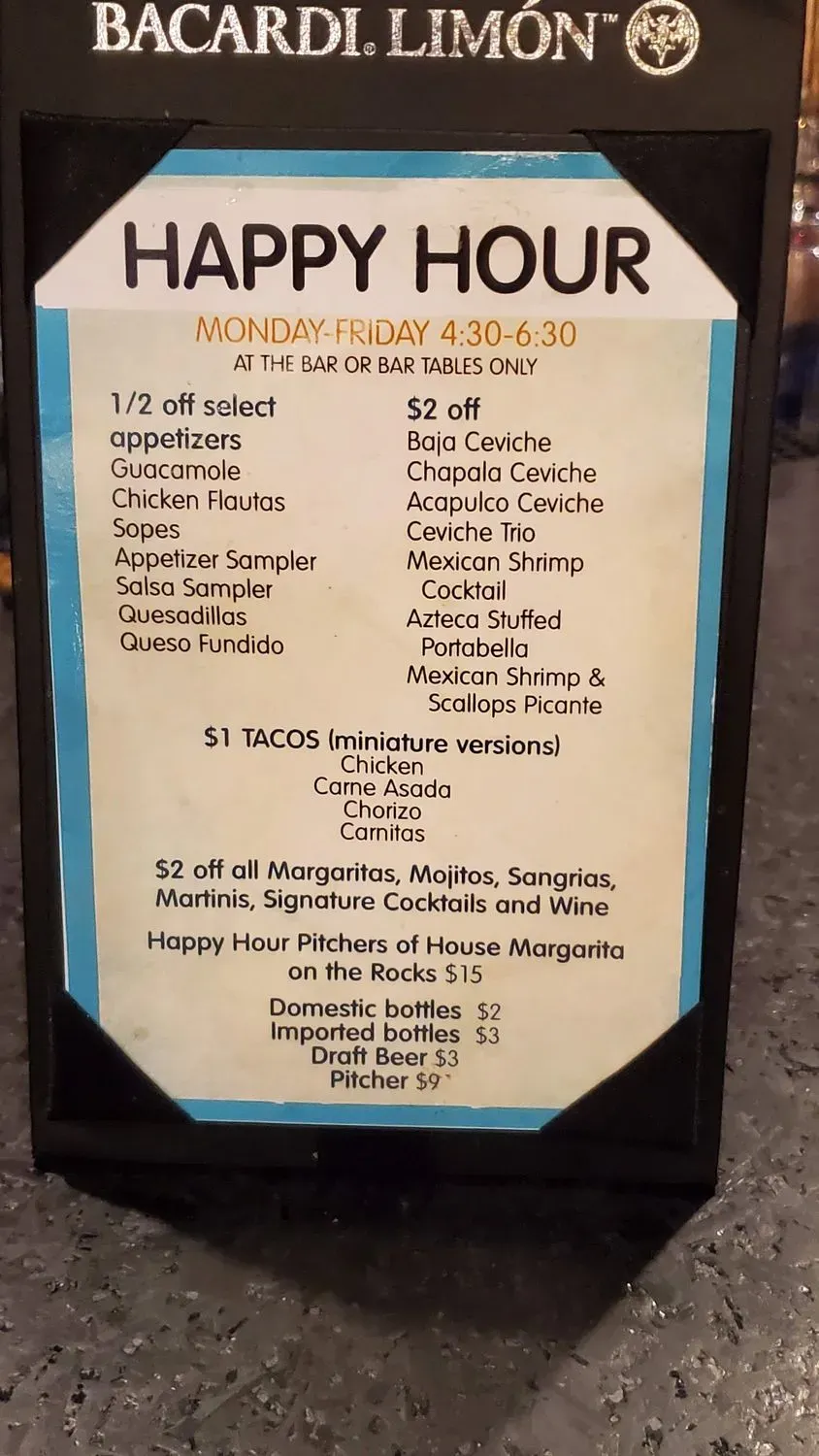 Menu 5