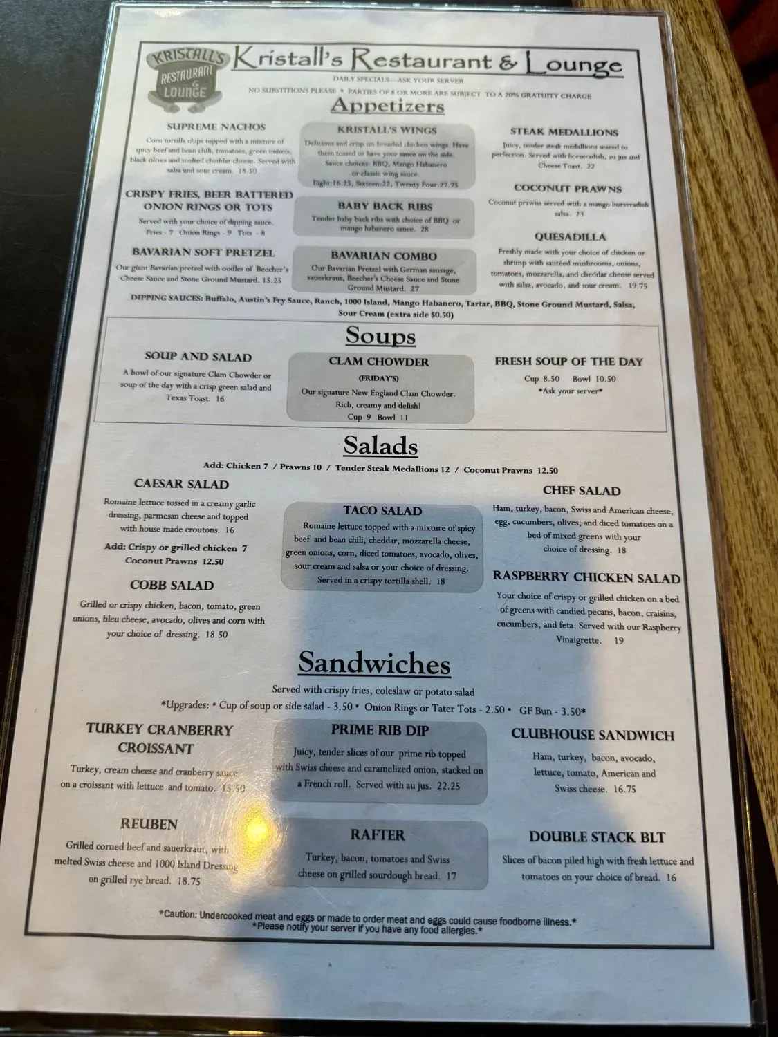 Menu 4