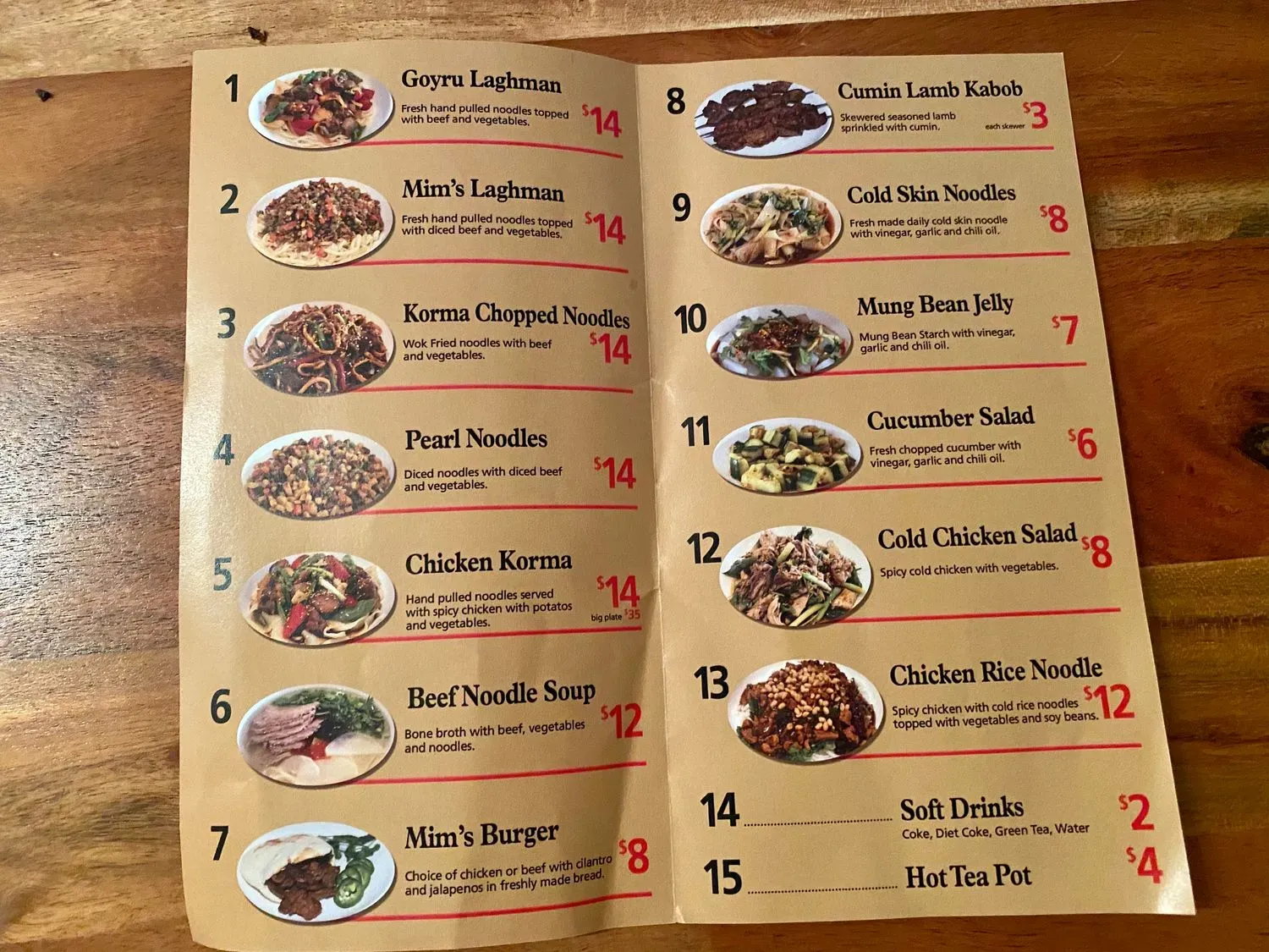 Menu 2