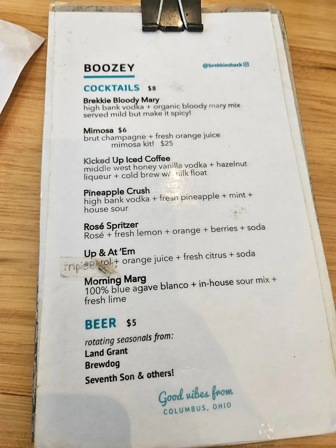 Menu 5