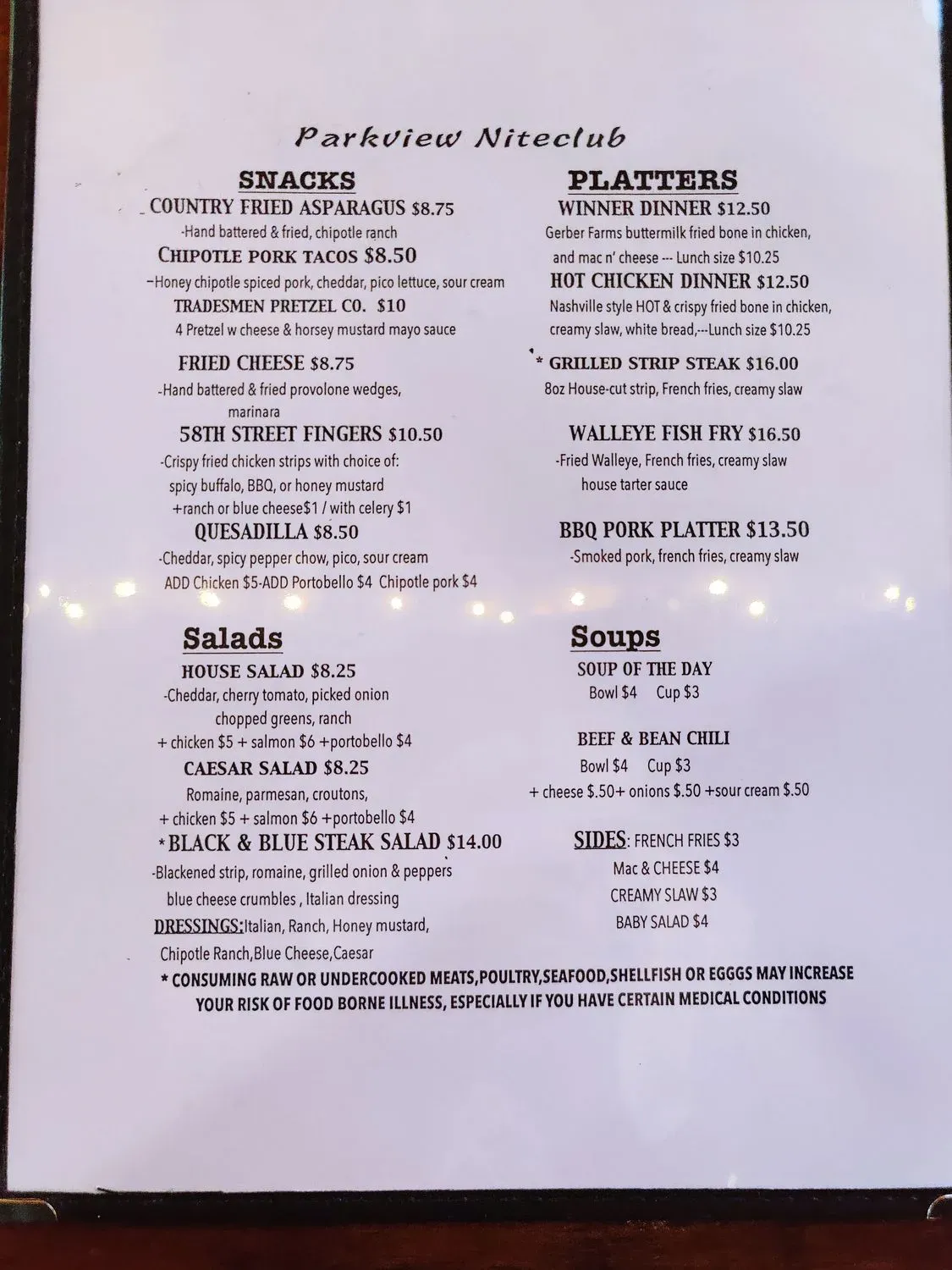 Menu 2