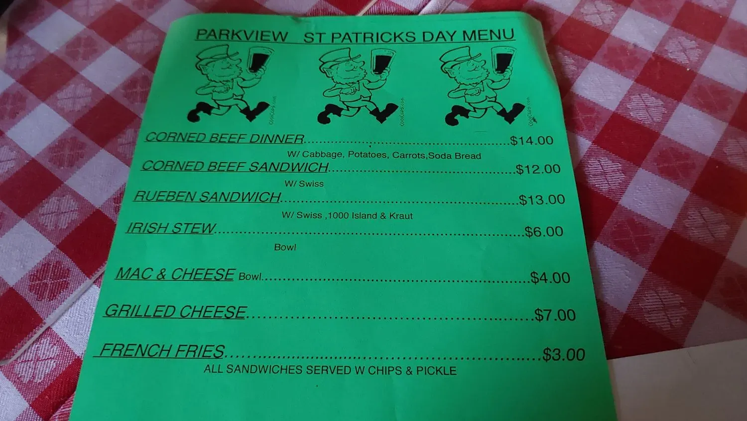 Menu 3