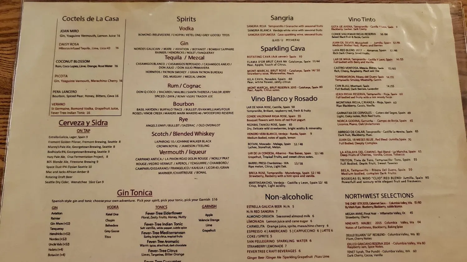 Menu 4