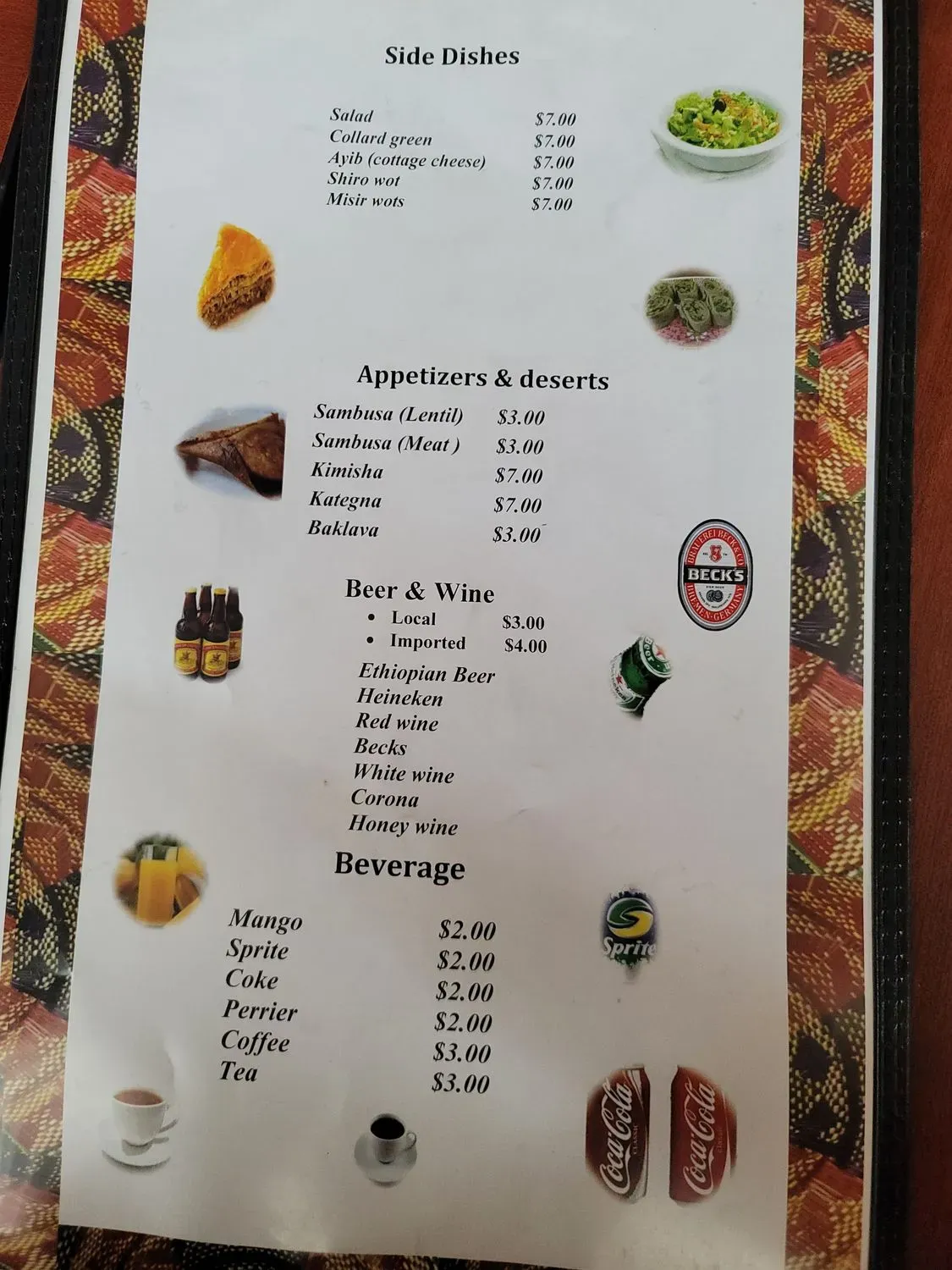 Menu 2