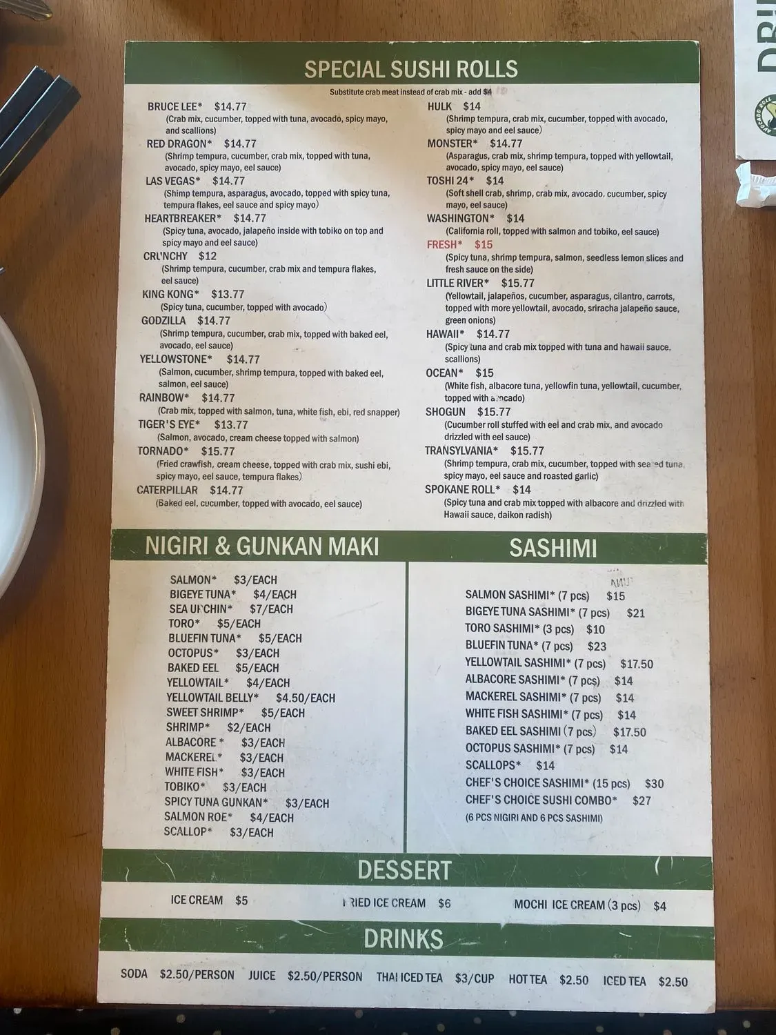 Menu 4