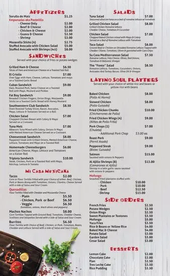 Menu 3