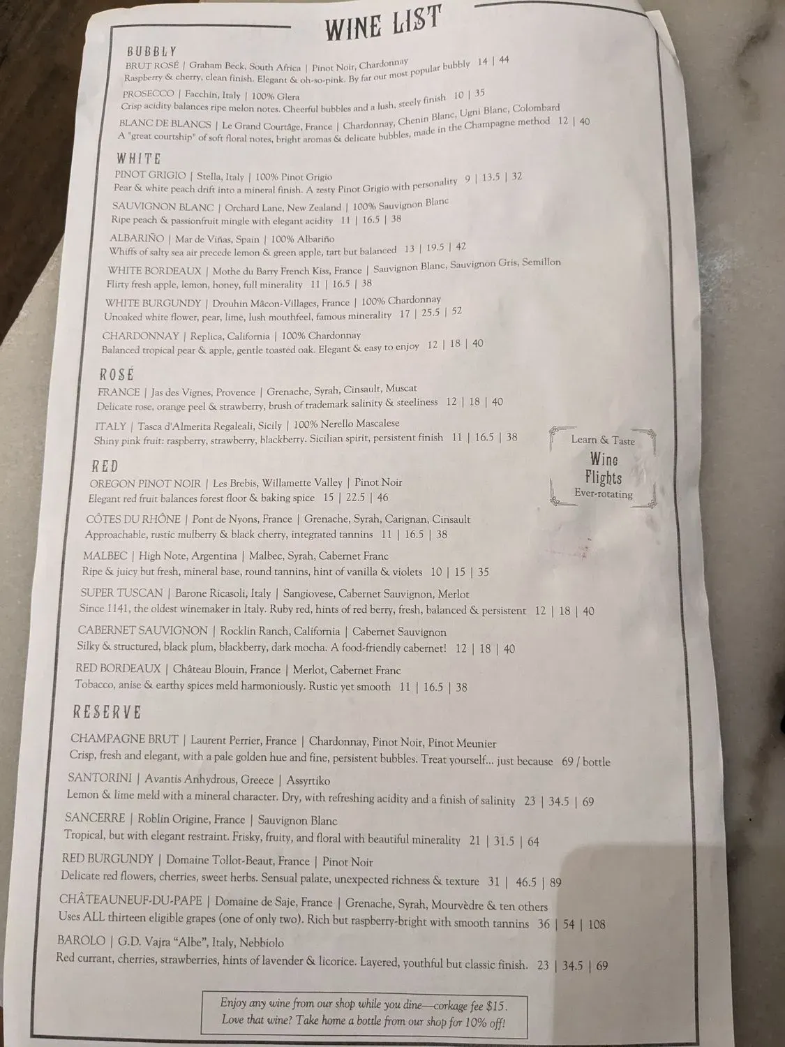 Menu 6