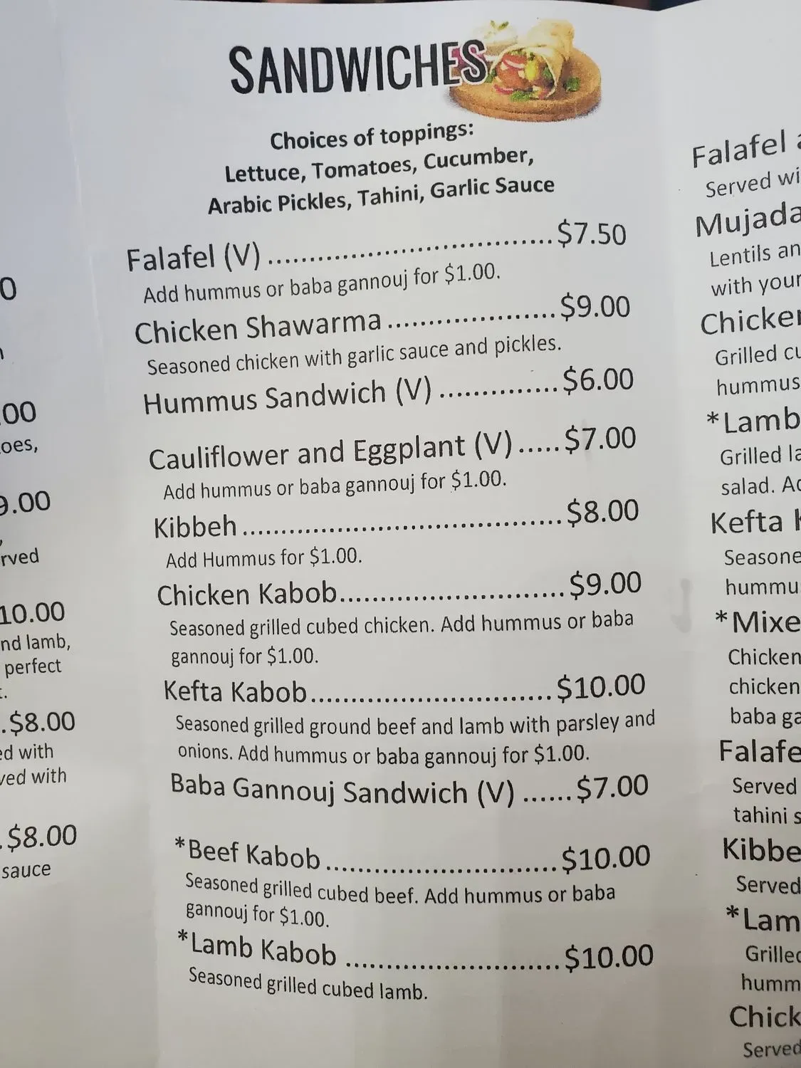 Menu 5